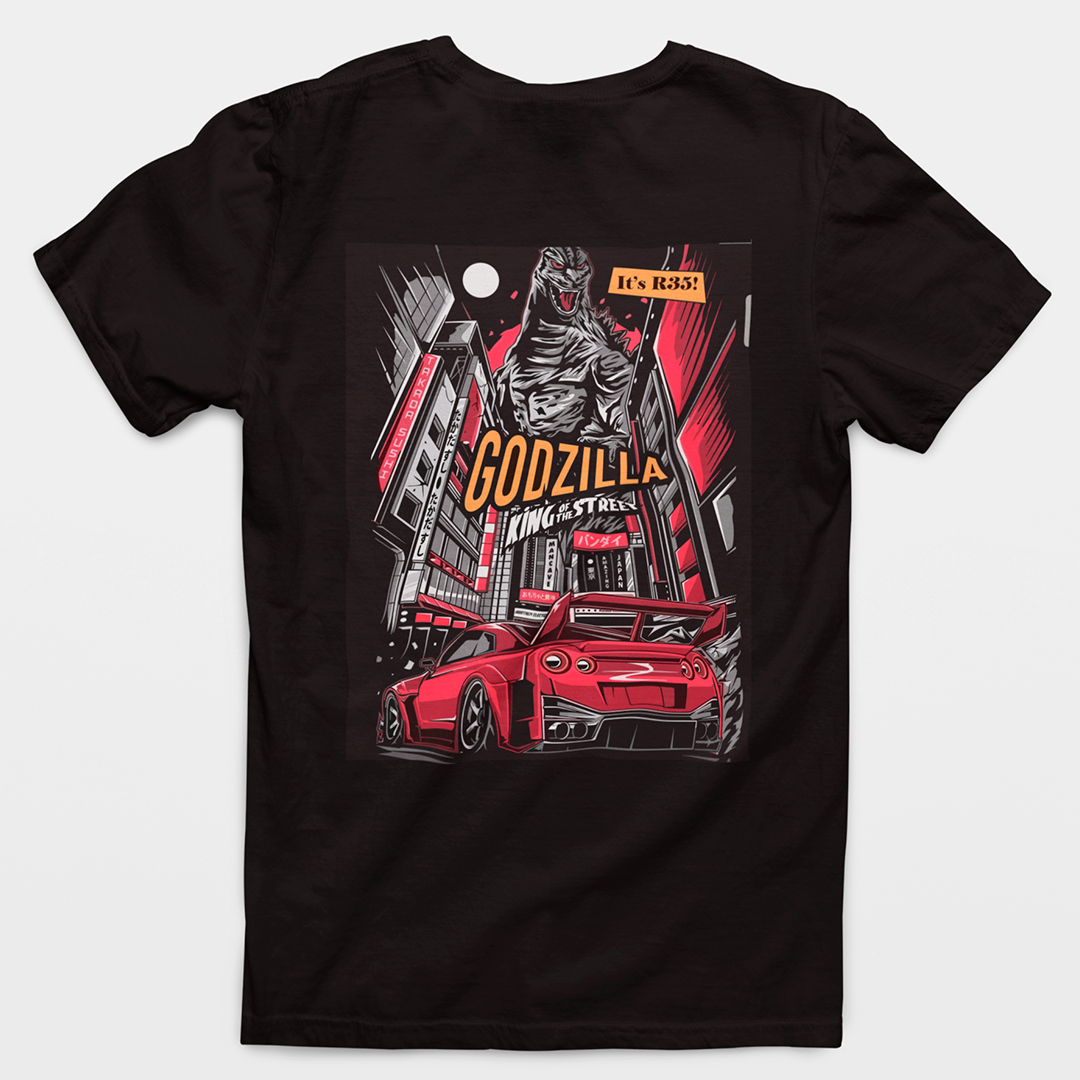 Nome do produto: CAMISETA GTR R35 - GODZILLA