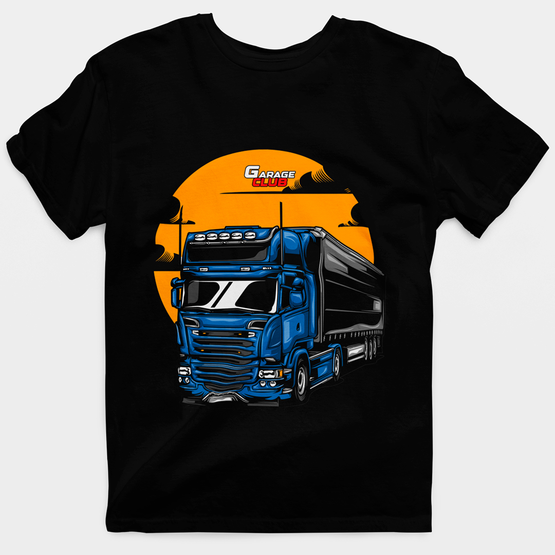 Nome do produto: CAMISETA - BLUE TRUCK