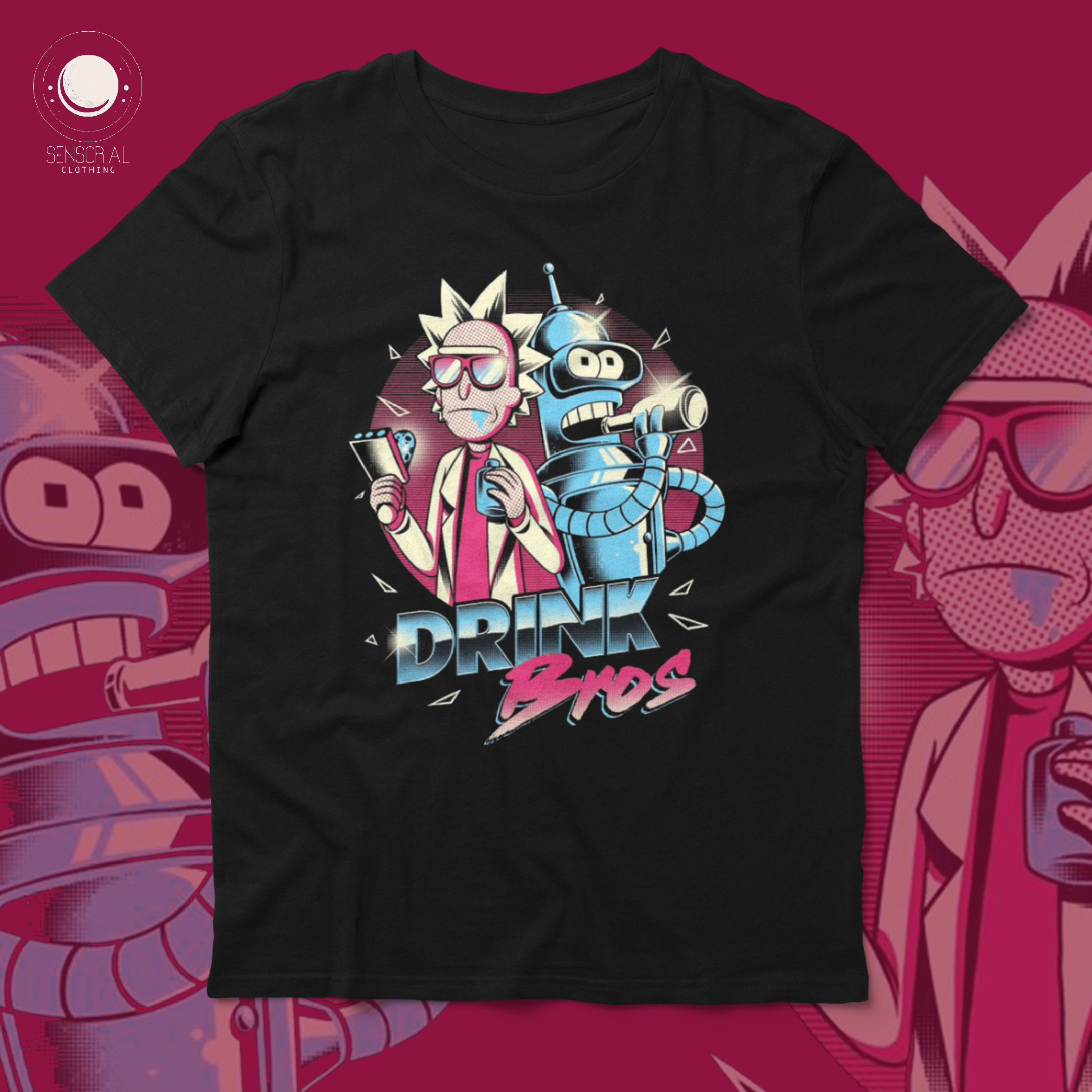 Nome do produto: Camiseta Rick and Morty - Futurama