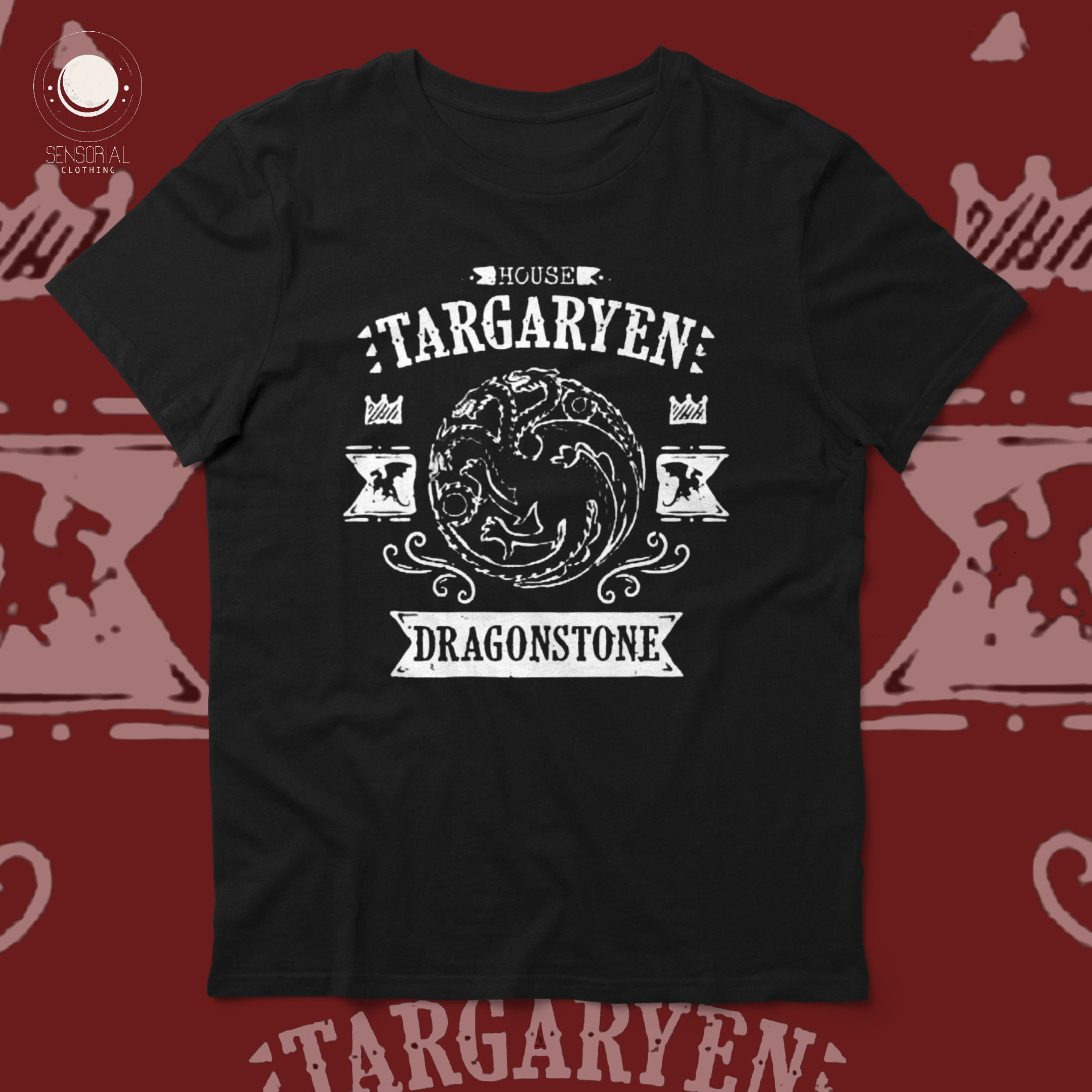 Nome do produto: Camiseta Targaryen - Game Of Thrones