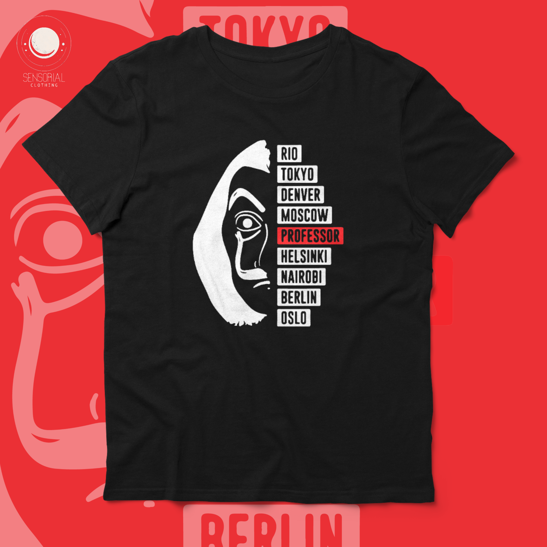 Nome do produto: Camiseta - La Casa de Papel