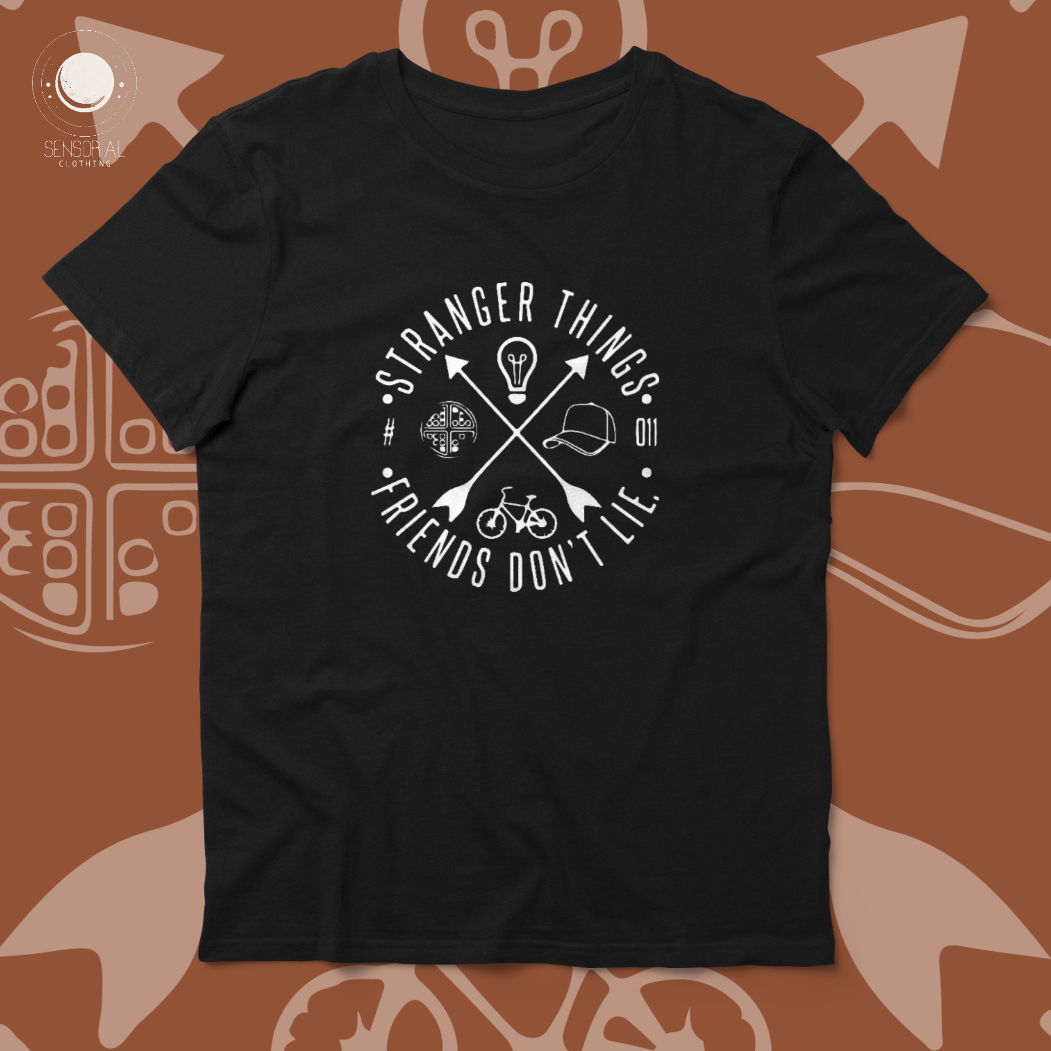 Nome do produto: Camiseta Stranger Things - Minimalista