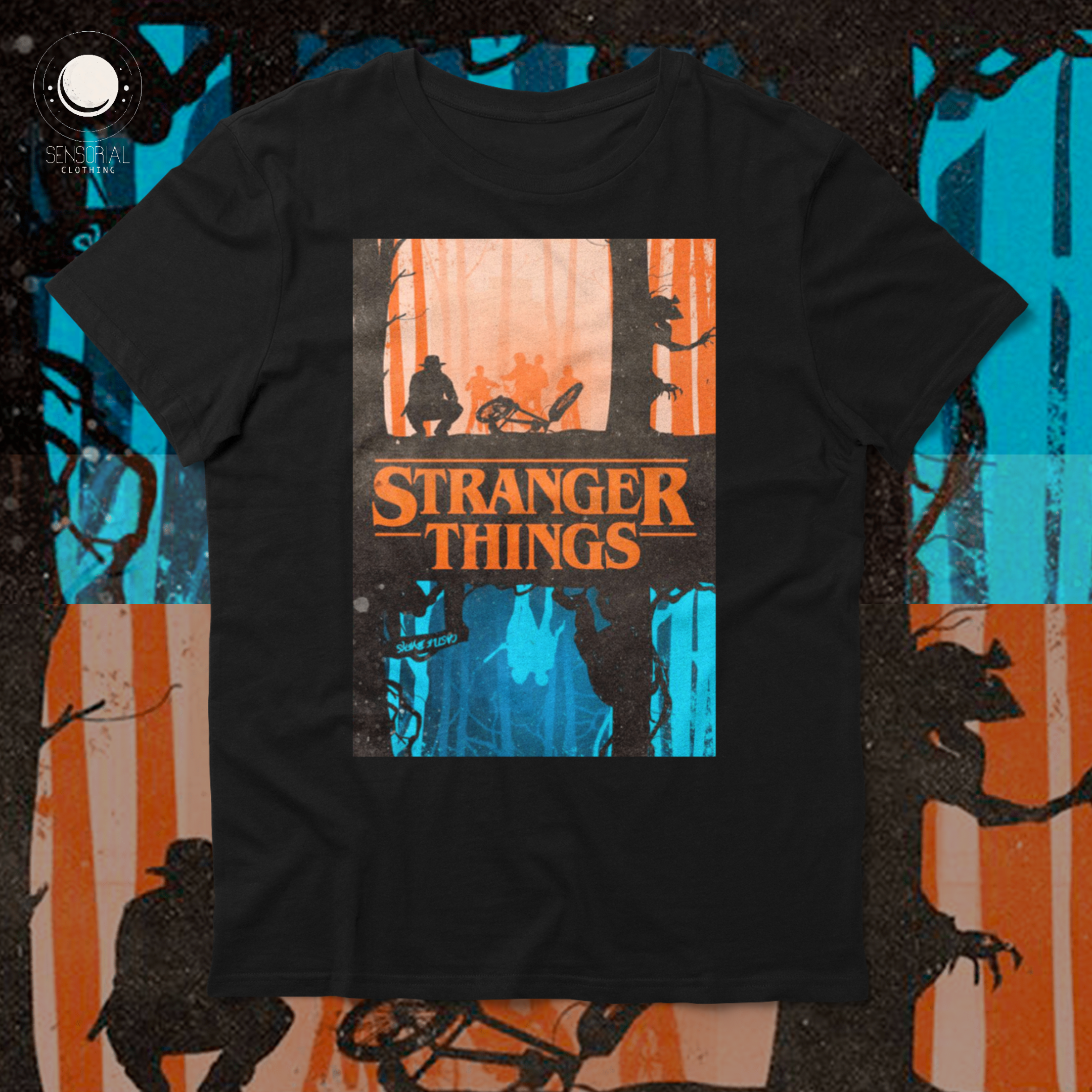 Nome do produto: Camiseta Stranger Things - Mundo Invertido