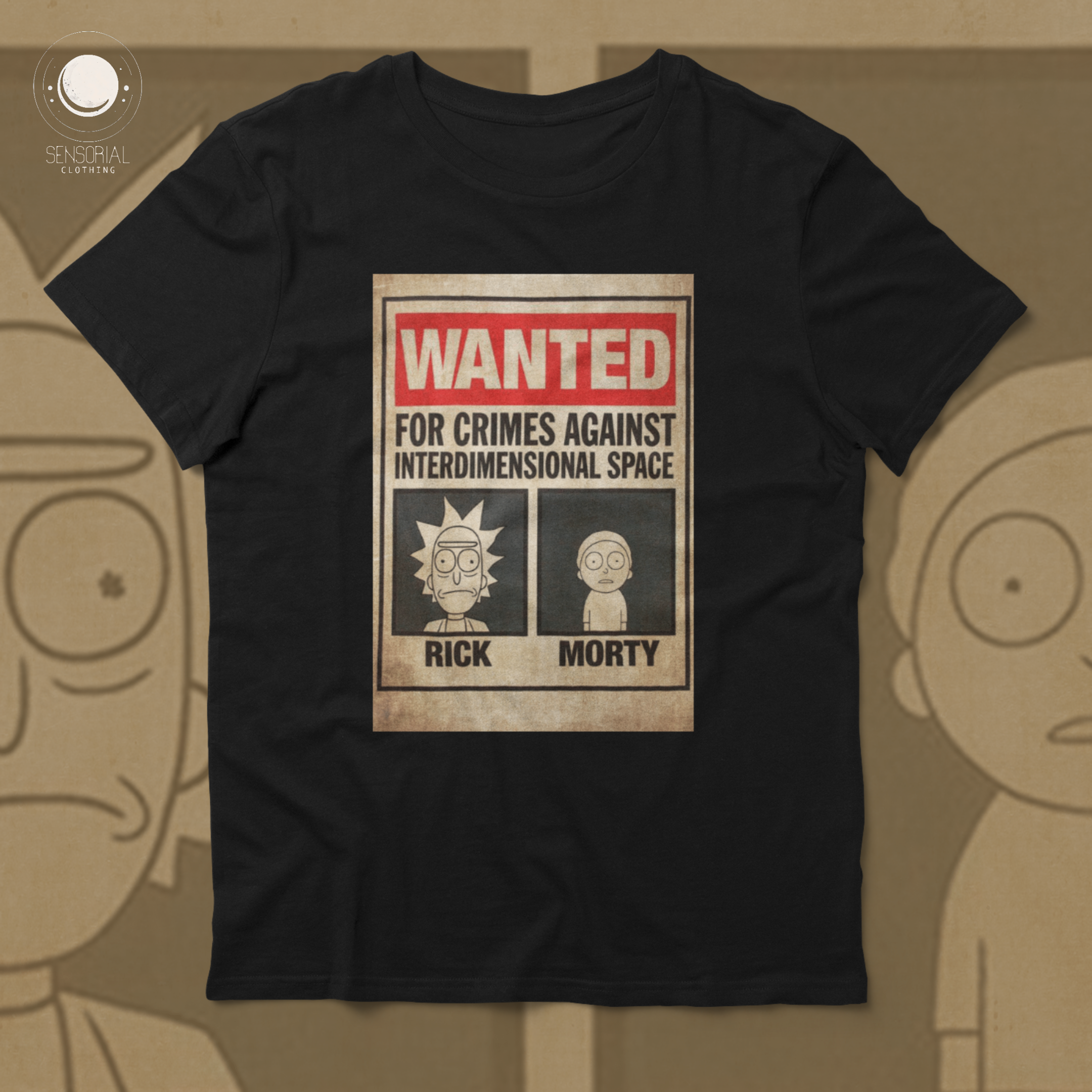 Nome do produto: Camiseta Rick and Morty - Wanted