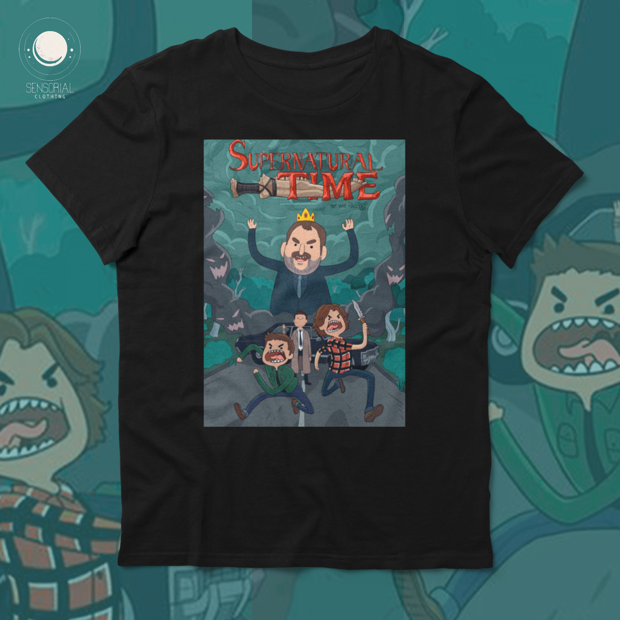 Nome do produto: Camiseta Sobrenatural - Hora de Aventura
