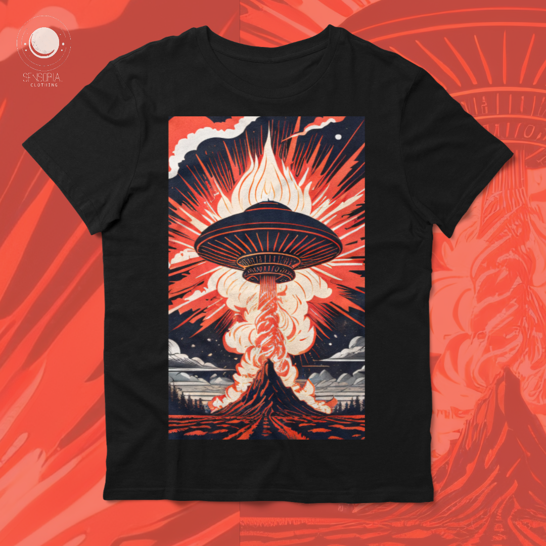 Nome do produto: Camiseta OVNI em abdução