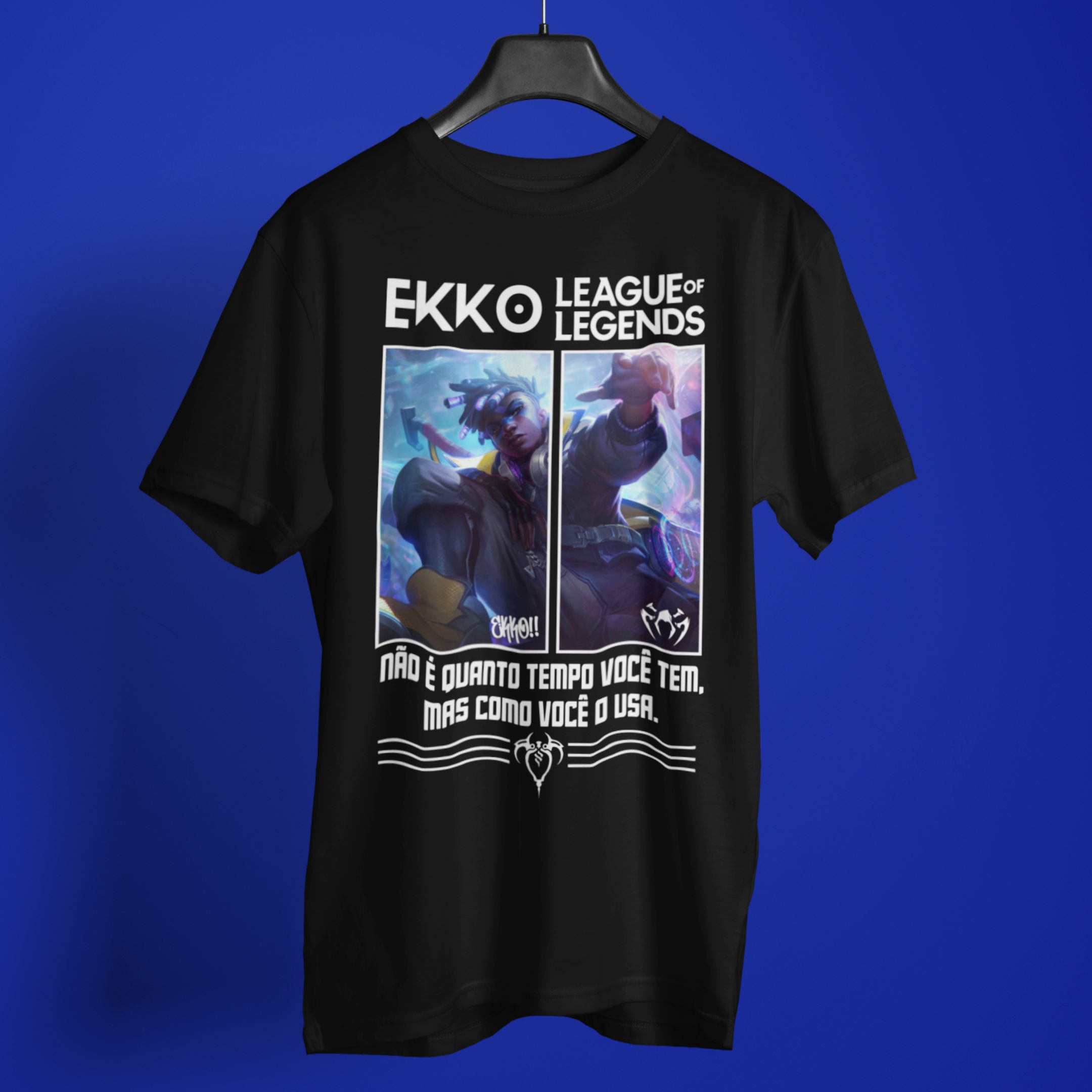 Nome do produto: Camiseta Ekko True Damage - League of Legends