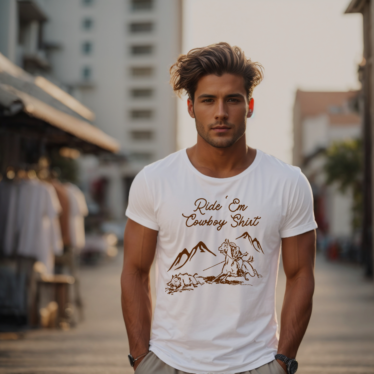 Nome do produto: P00024 - Ride \' Em Cowboy Shirt