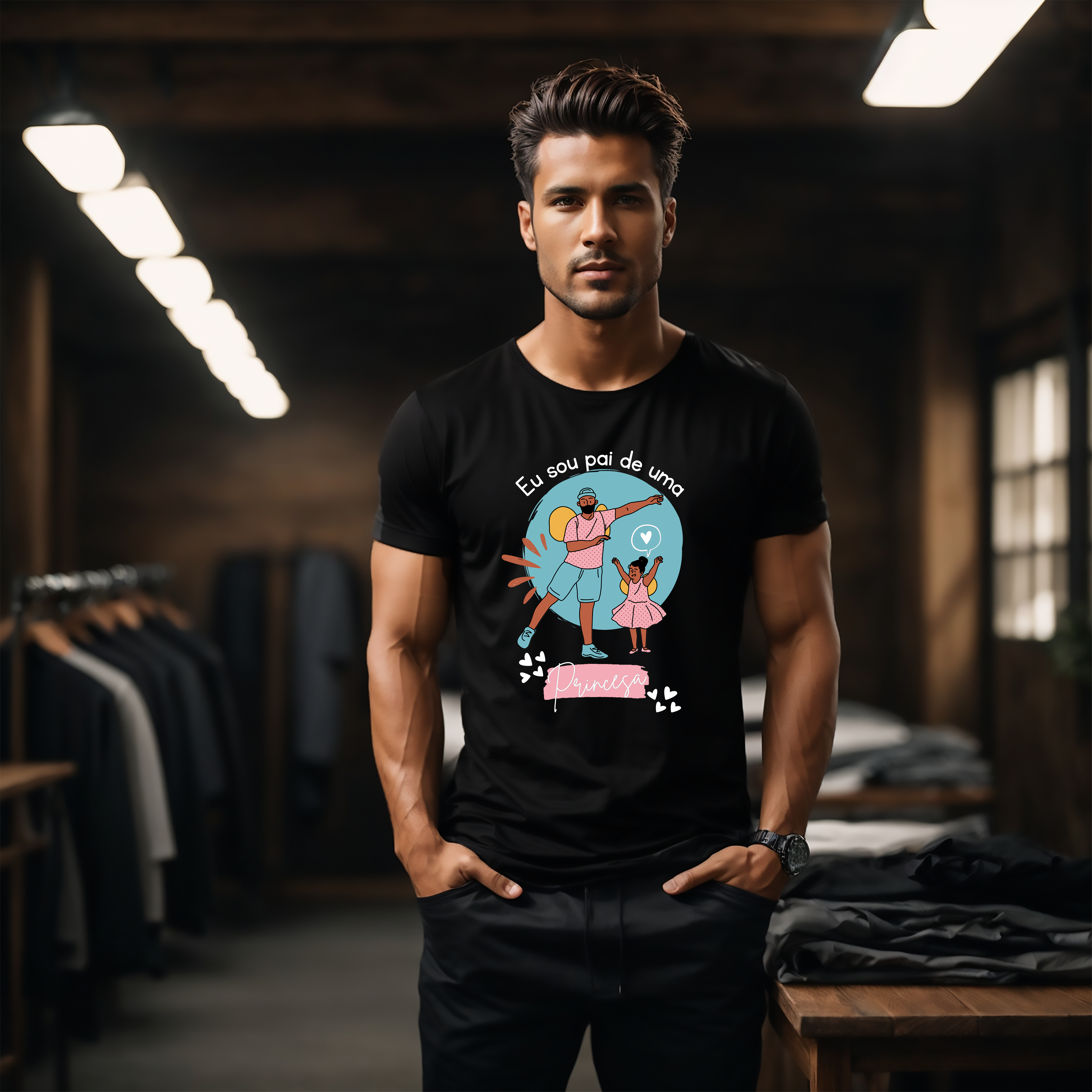 Nome do produto: P00008 - Eu Sou Pai De Uma Princesa modelo 1