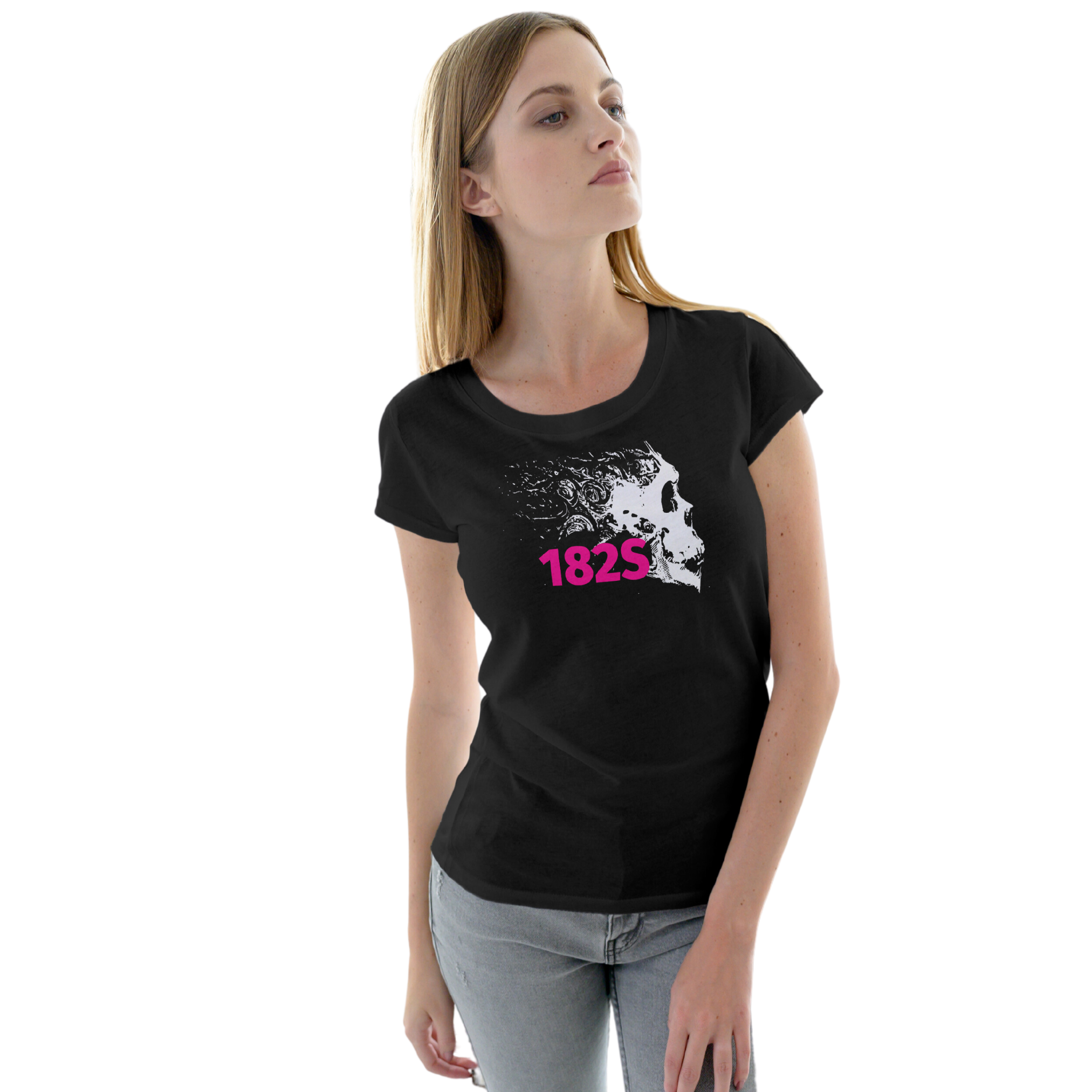 Camiseta Oficial Space182,  Feminina, 182S, Caveira 