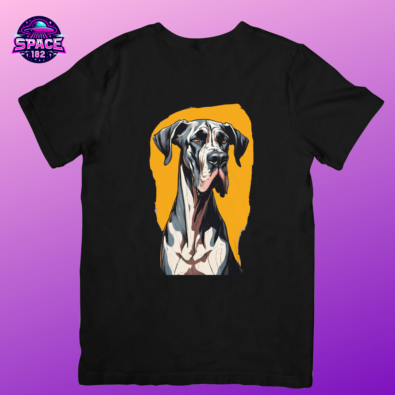 Camisetas  Cachorro   Aquarela  Laranja