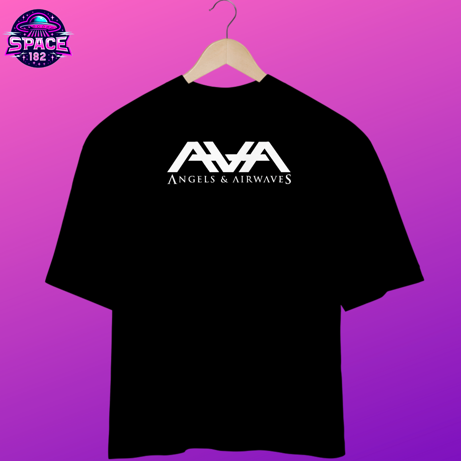 Camiseta Oversized Angels And Airwaves