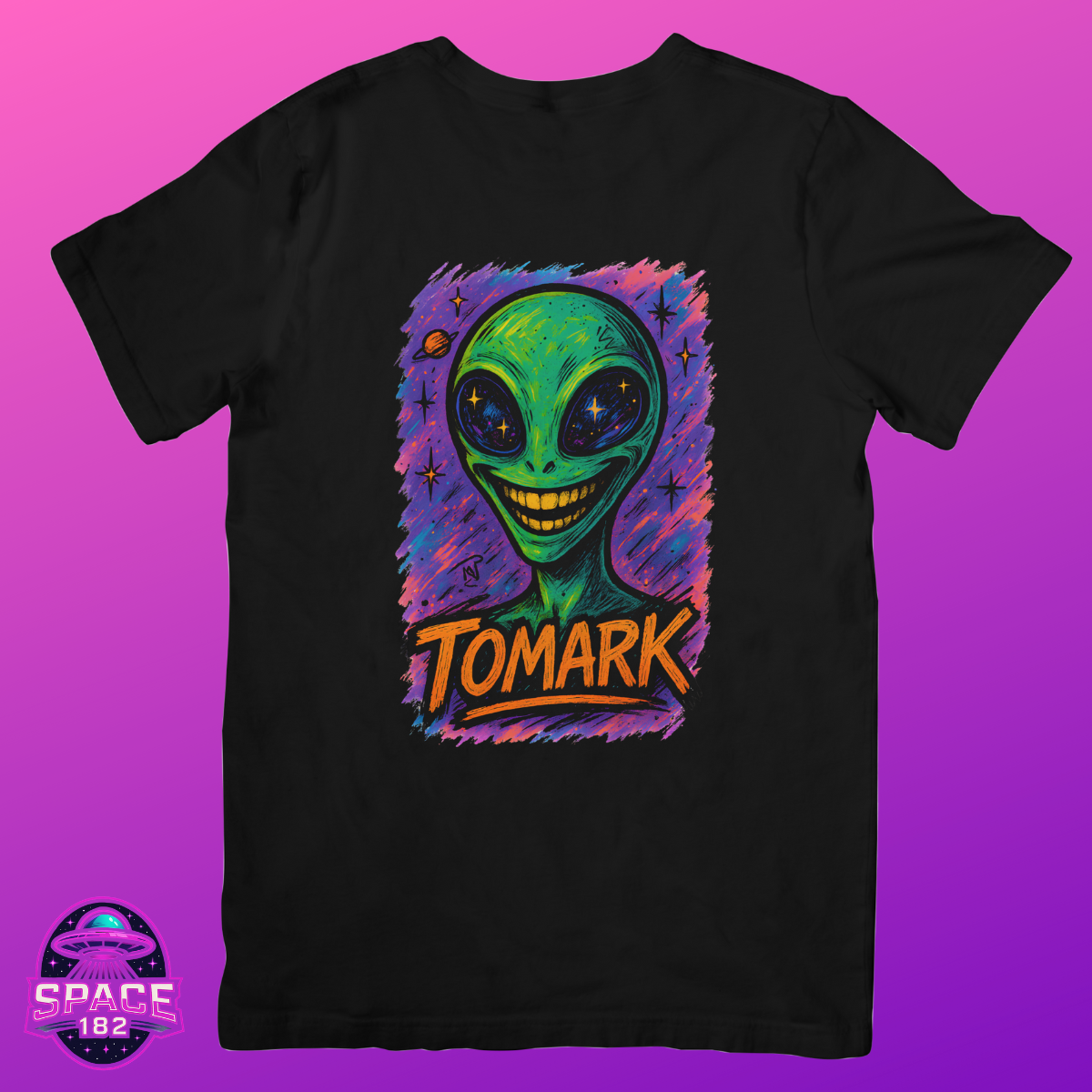 Camiseta Oficial Alien Sorrindo Tomark Edição Especial