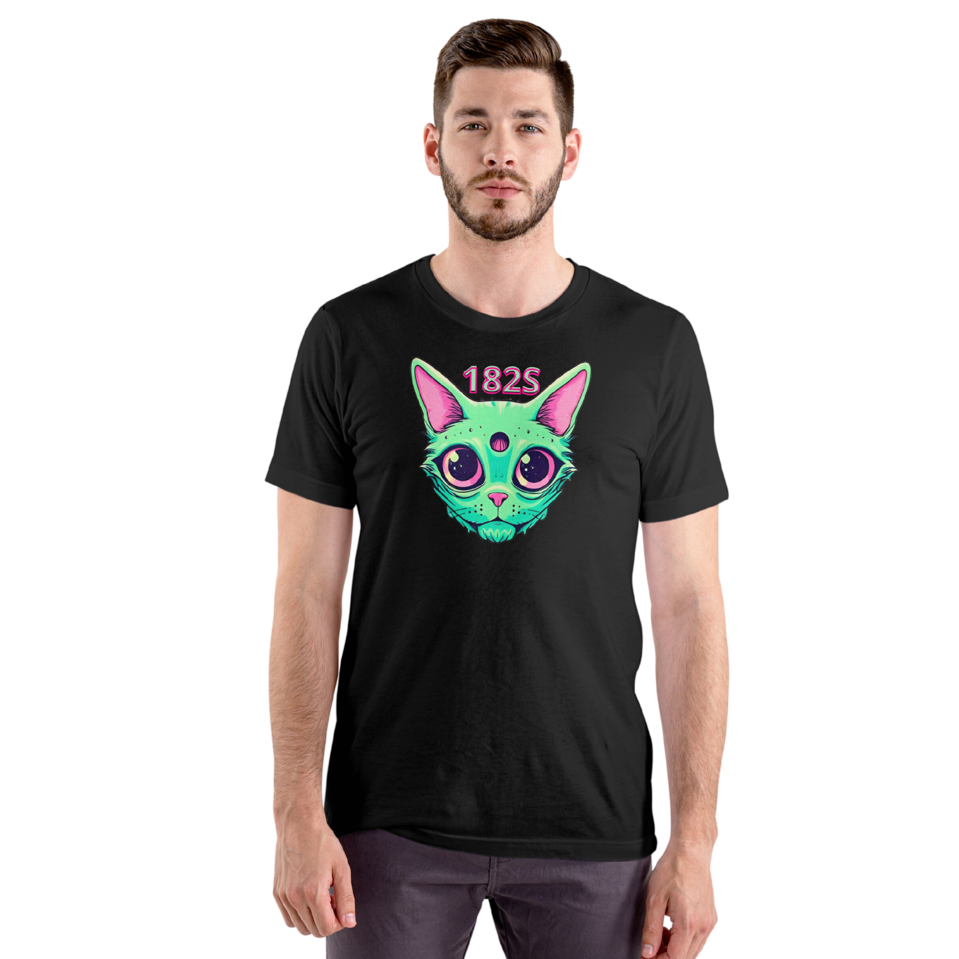 Camiseta Gato Alien, Original Space182, 182S , Cores Variadas SUPER PROMOçÃO