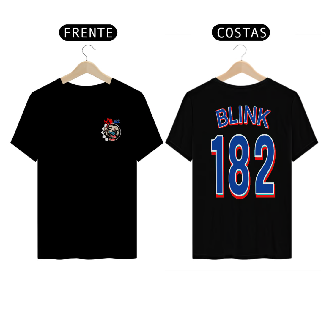 Camiseta blink 182 Estampa frente  e Costas
