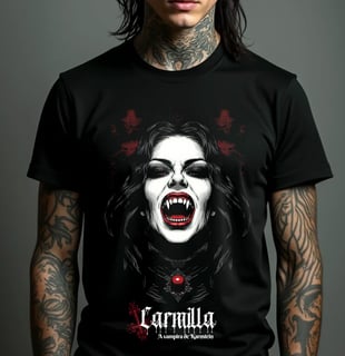 Camiseta - Carmilla (A Vampira de Karnstein)