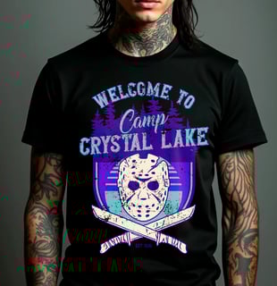 Camiseta - Welcome to Camp Crystal Lake