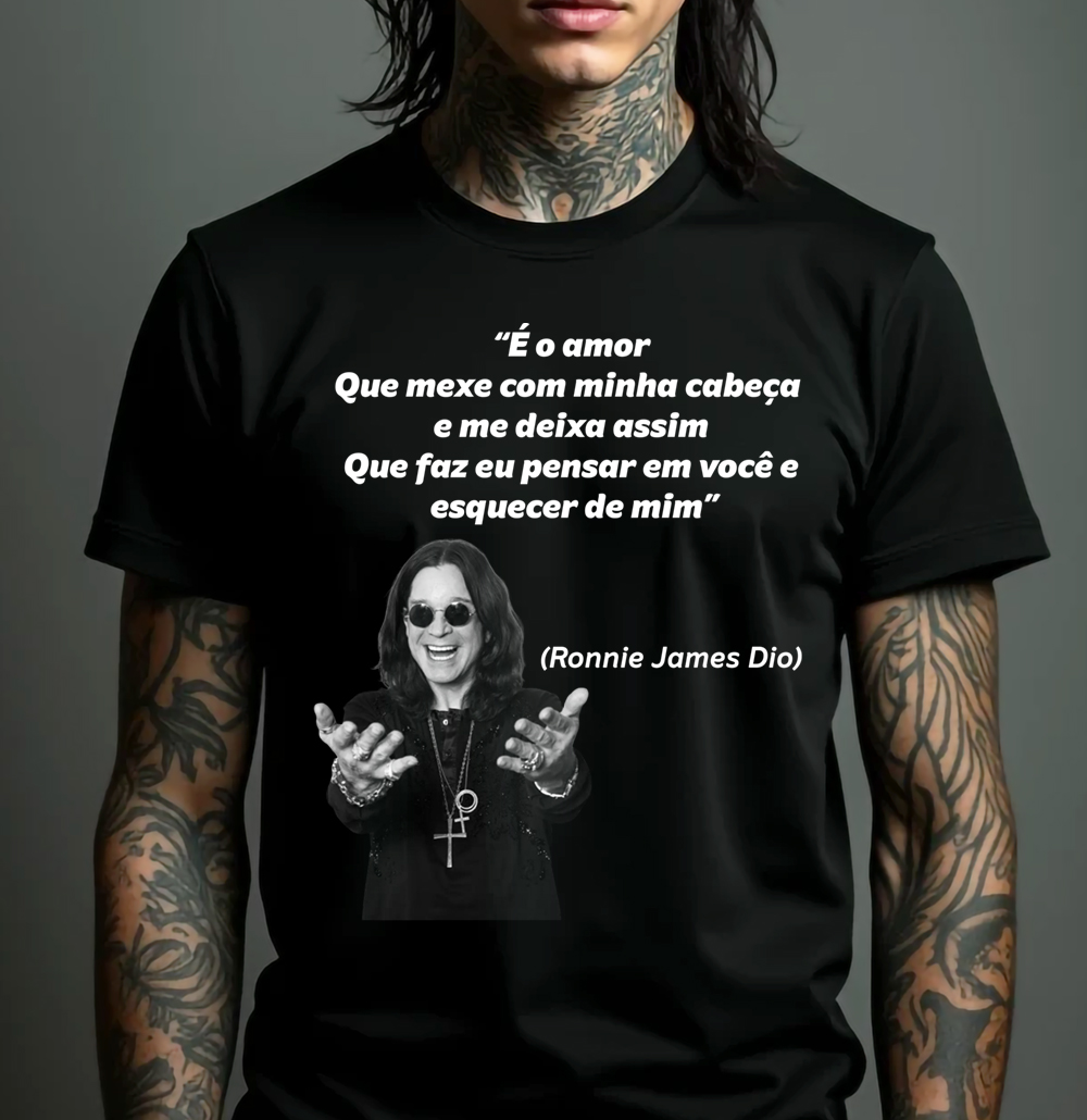 Camiseta Quality - Meme Metal (Ozzy/Dio)