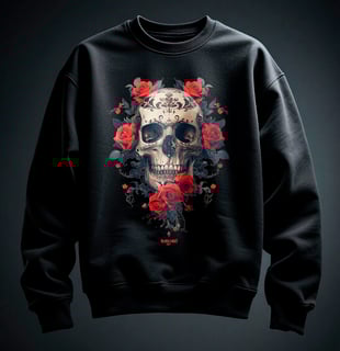 Moletom - Skull & Roses