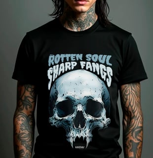 Camiseta - Rotten Soul, Sharp Fangs
