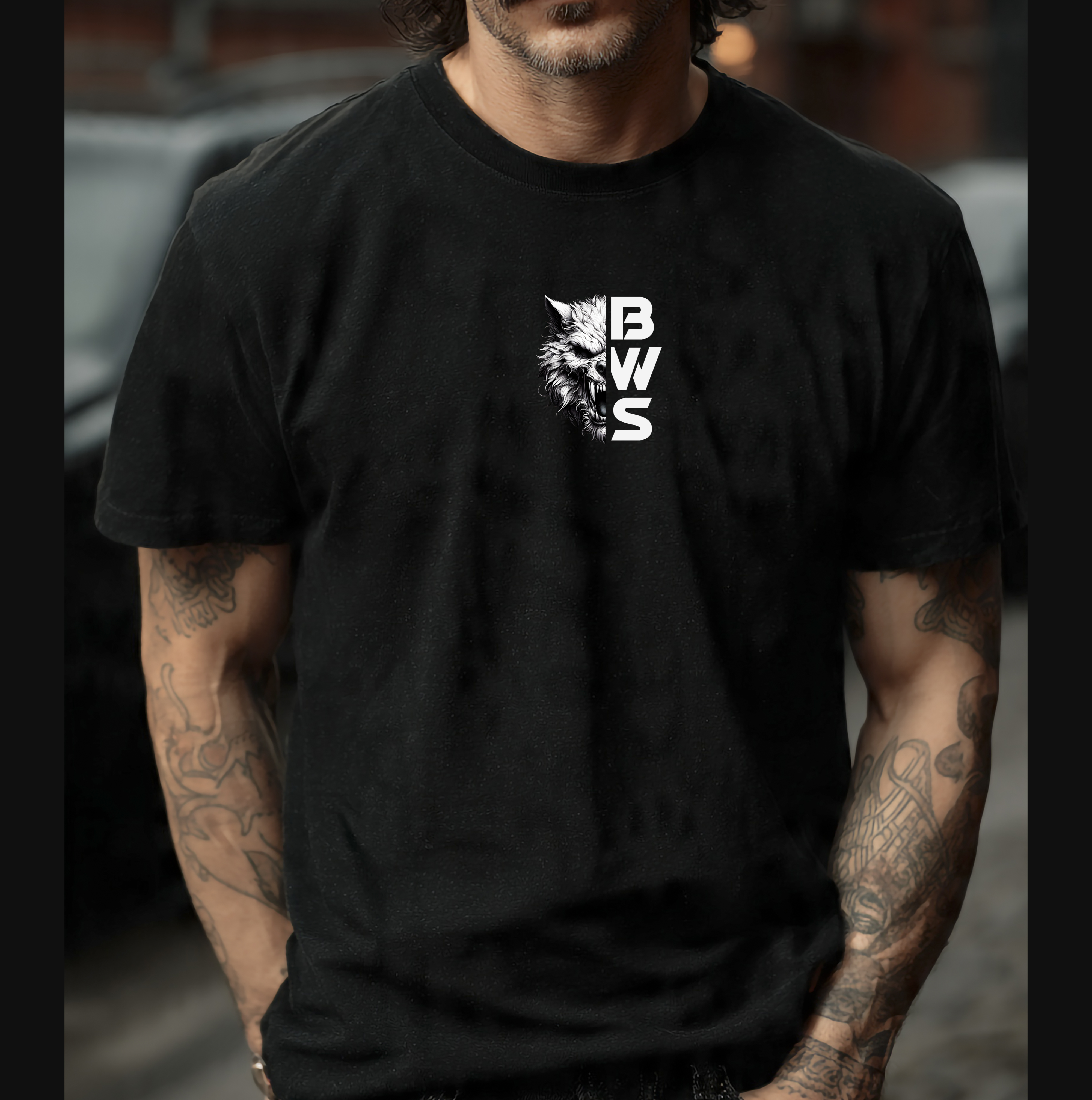 Camiseta Pima - Black Wolf Style