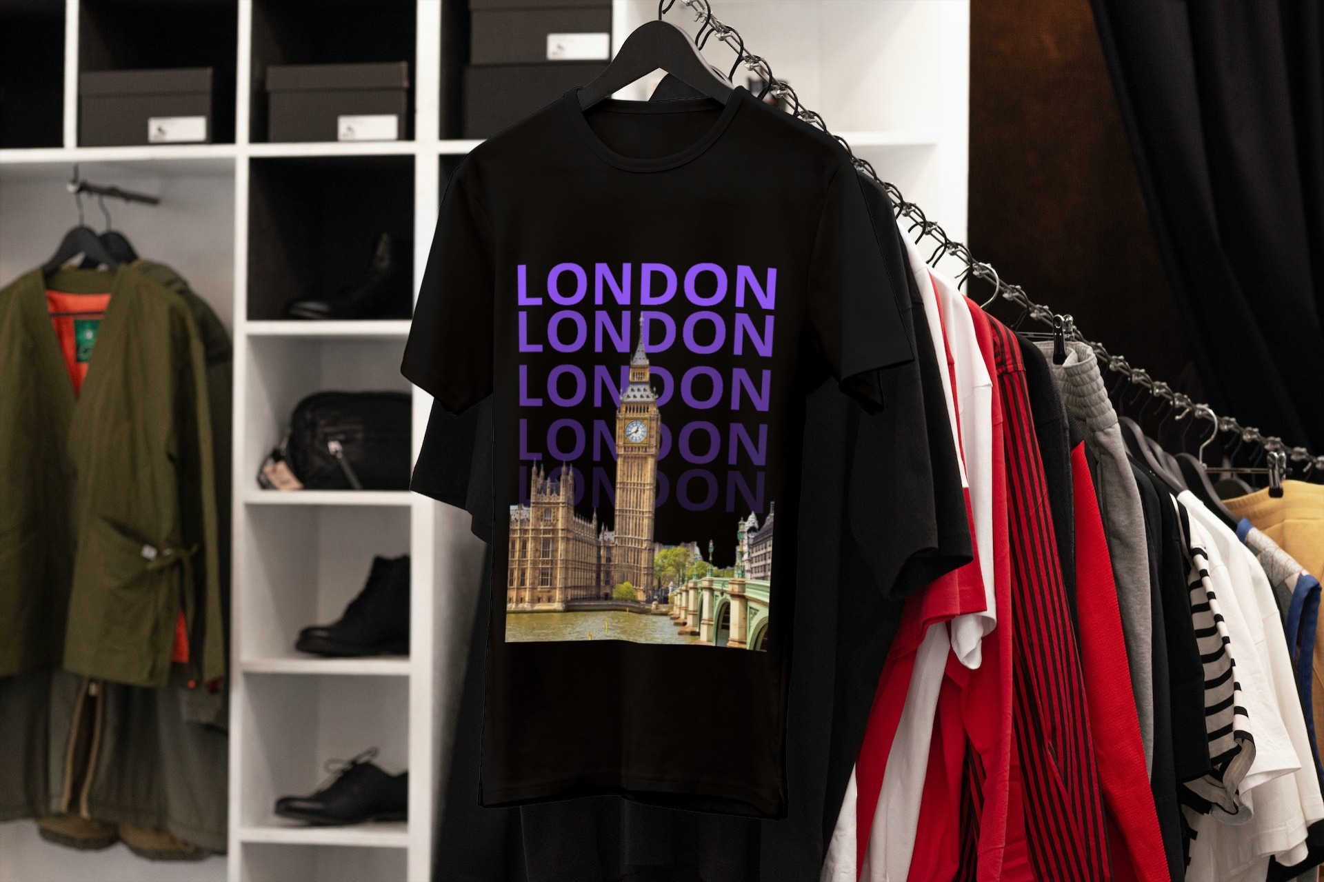 Nome do produto: Camiseta London 