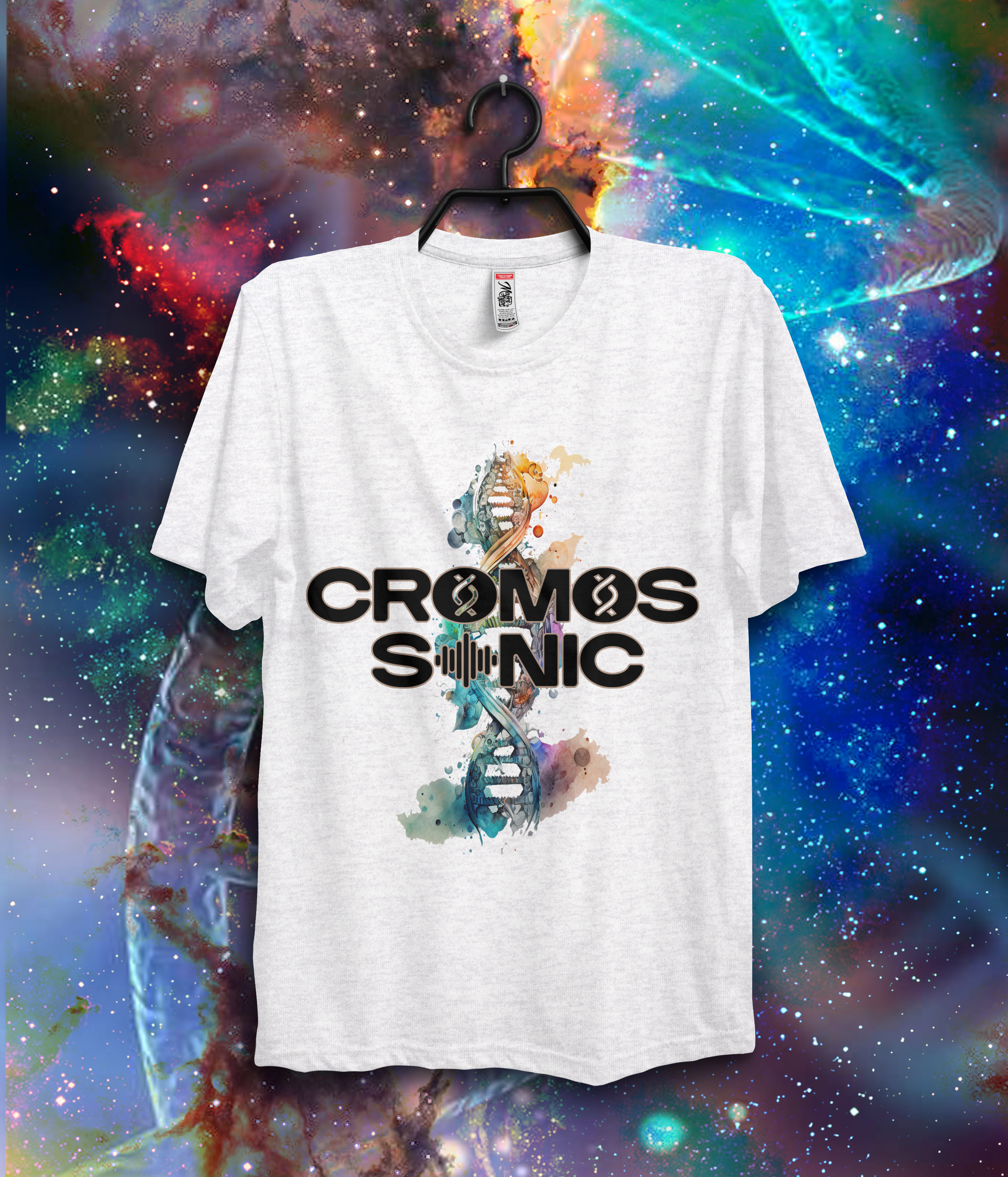 Nome do produto: Camisa - Cromossonic DNA Aquarela