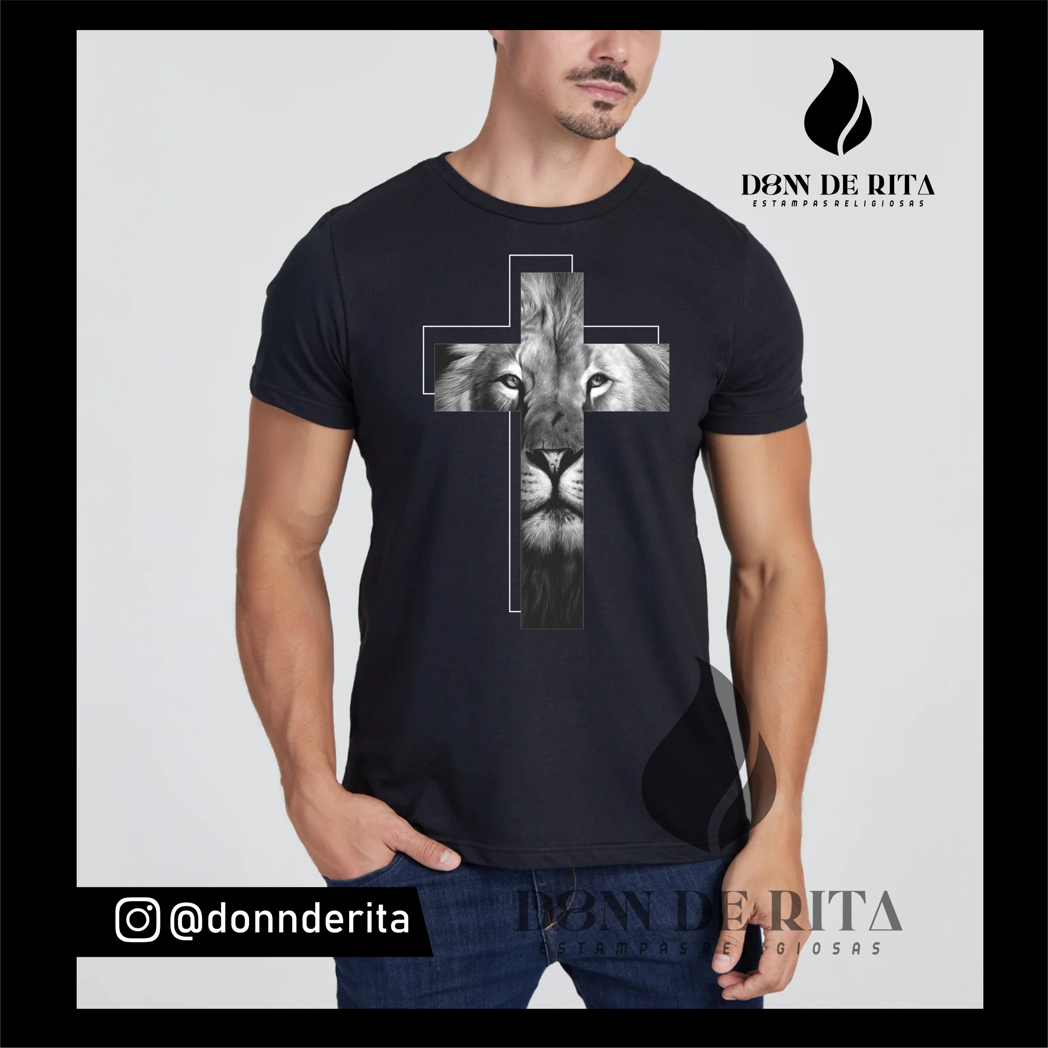 Nome do produto: T-shirt Premium Leão