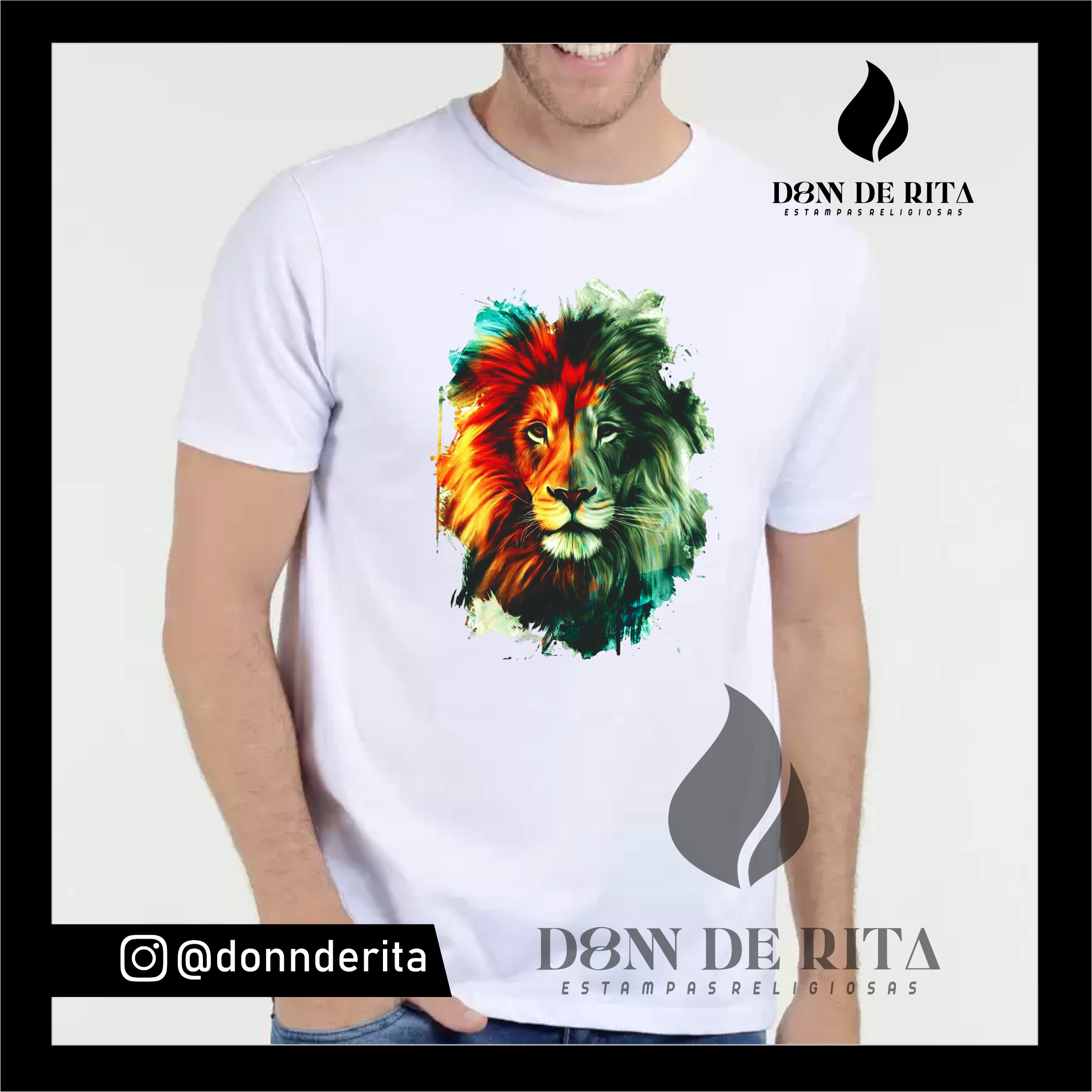 Nome do produto: T-shirt Leão de Juda
