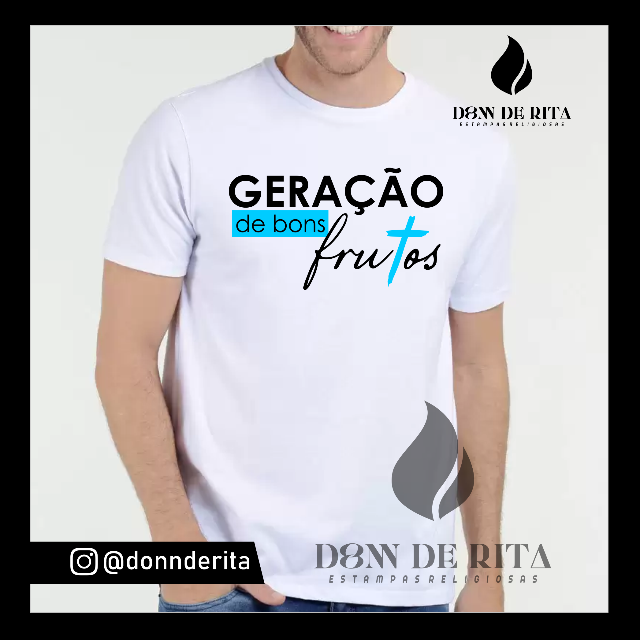 Nome do produto: T-shit Geração de Bons Frutos 
