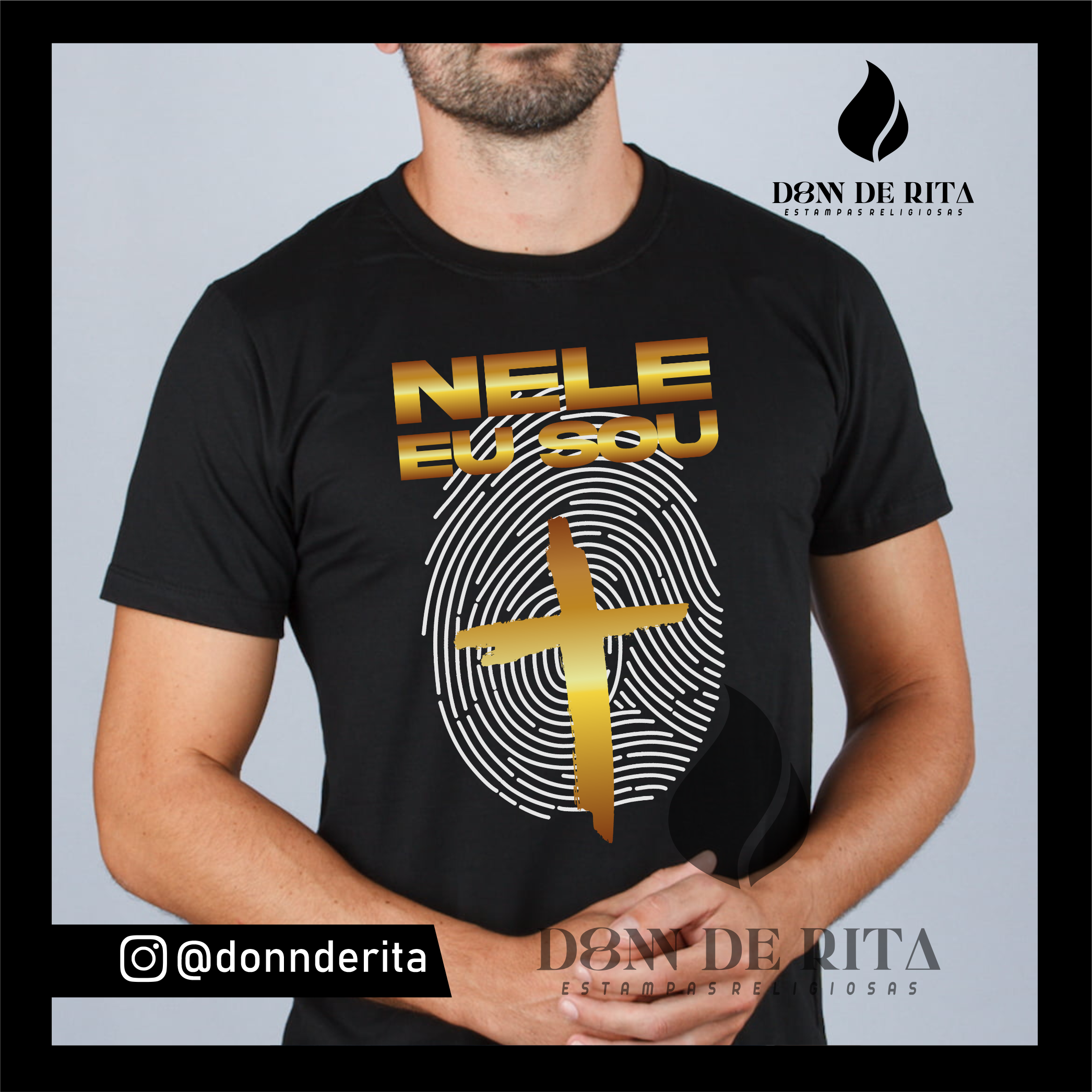 Nome do produto: T-shirt Nele eu SOU