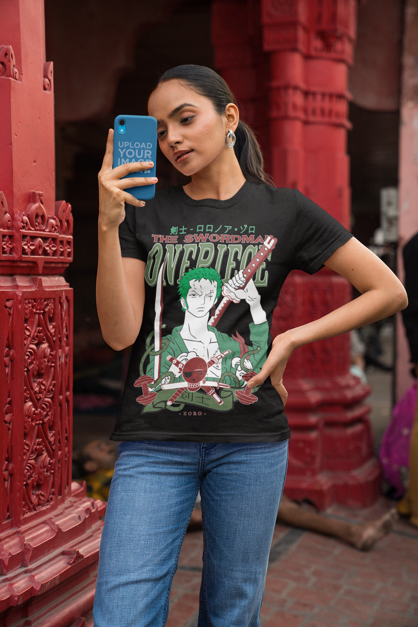 Nome do produto: Camiseta masculina Roronoa Zoro