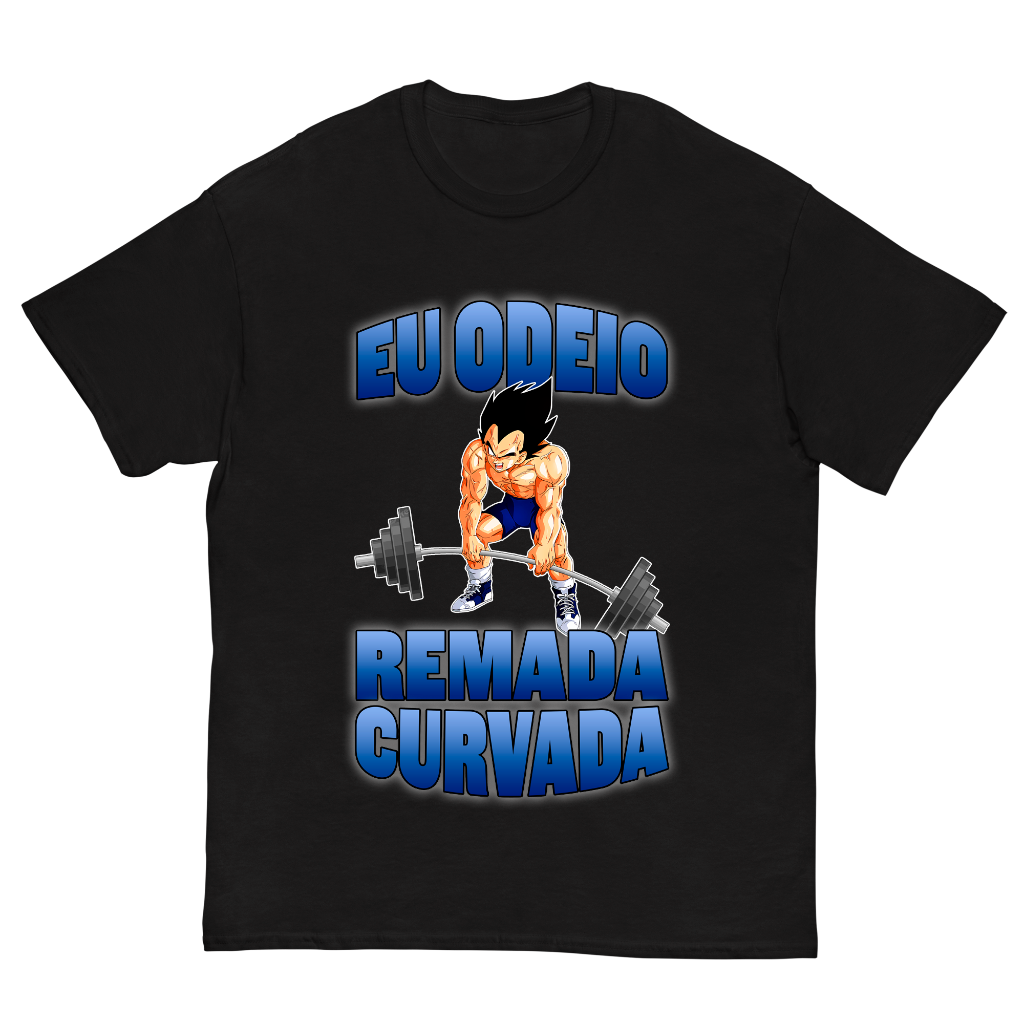 Camiseta Eu Odeio Remada Curvada