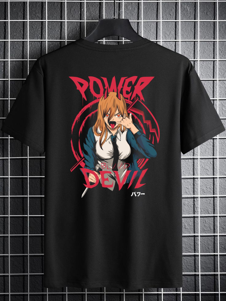 camiseta oversized power