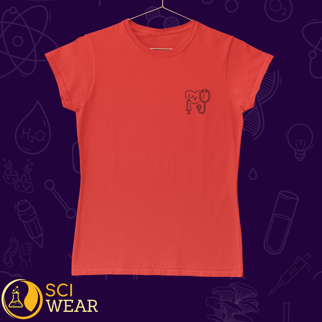 Nome do produto: Seringa, estetoscópio e  coração - Baby Long