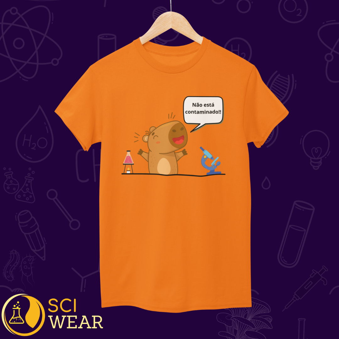 Nome do produto: Capivara cientista 3 - T-shirt