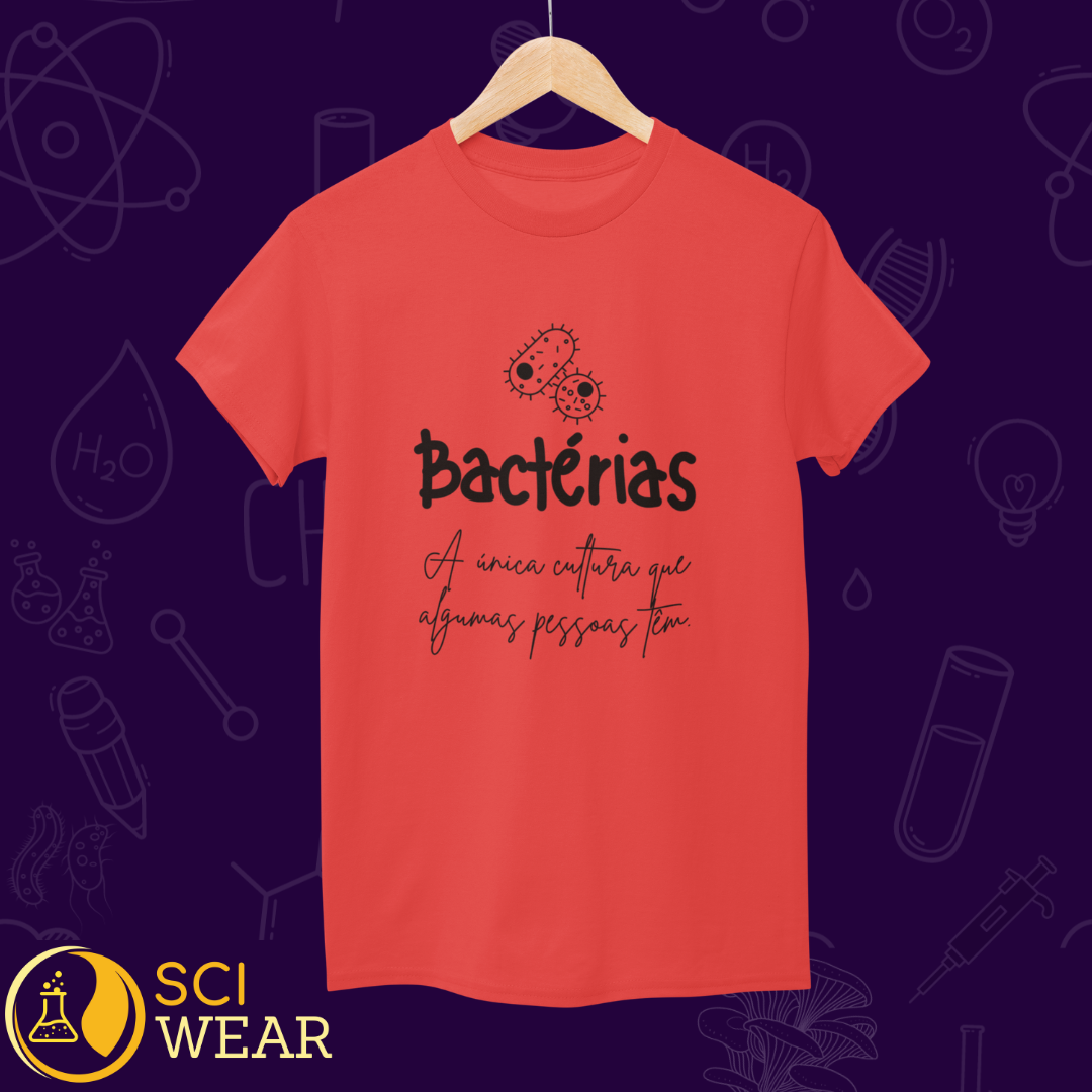 Nome do produto: Bactérias com cultura - T-shirt
