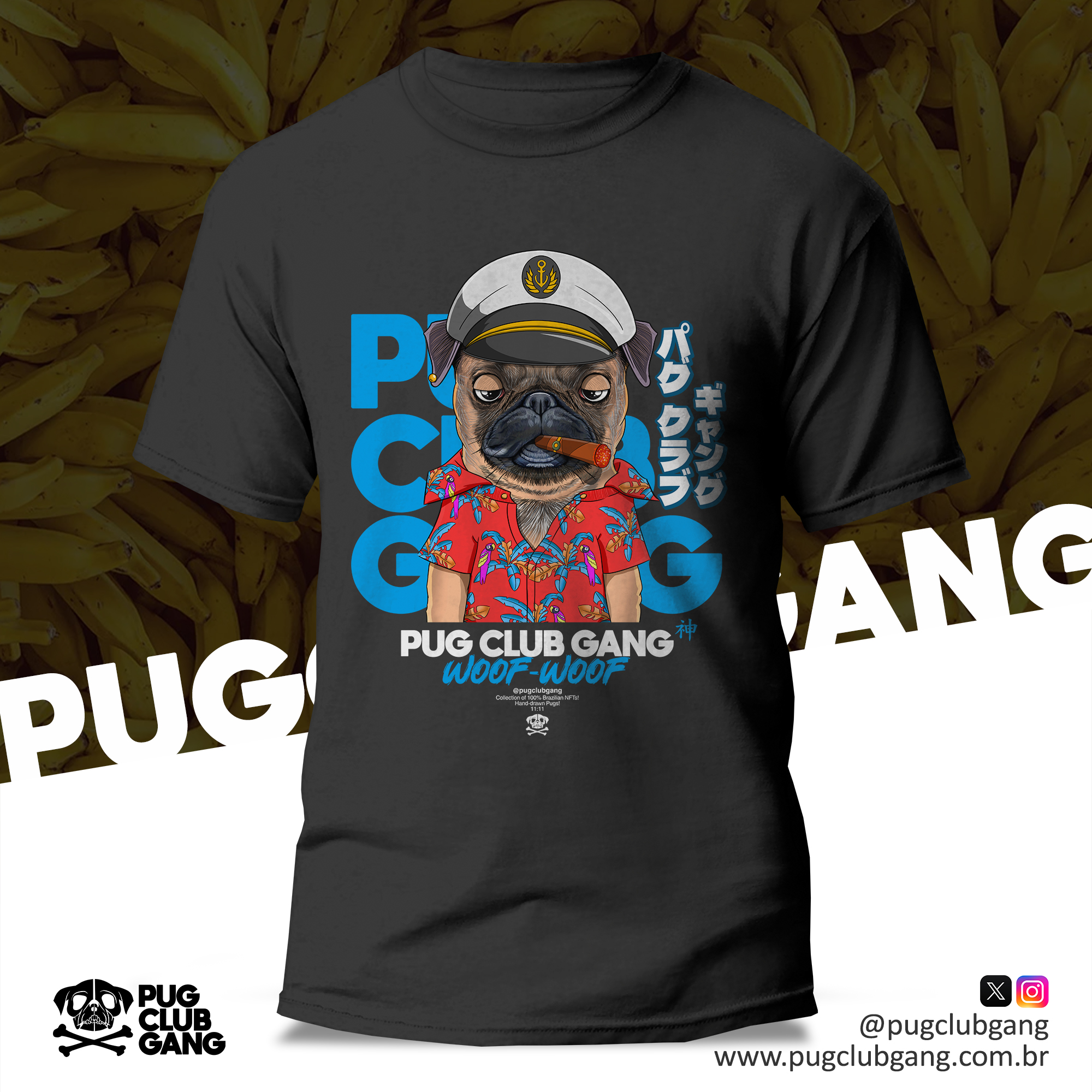Nome do produto: Camiseta Pug Jimmy Bored
