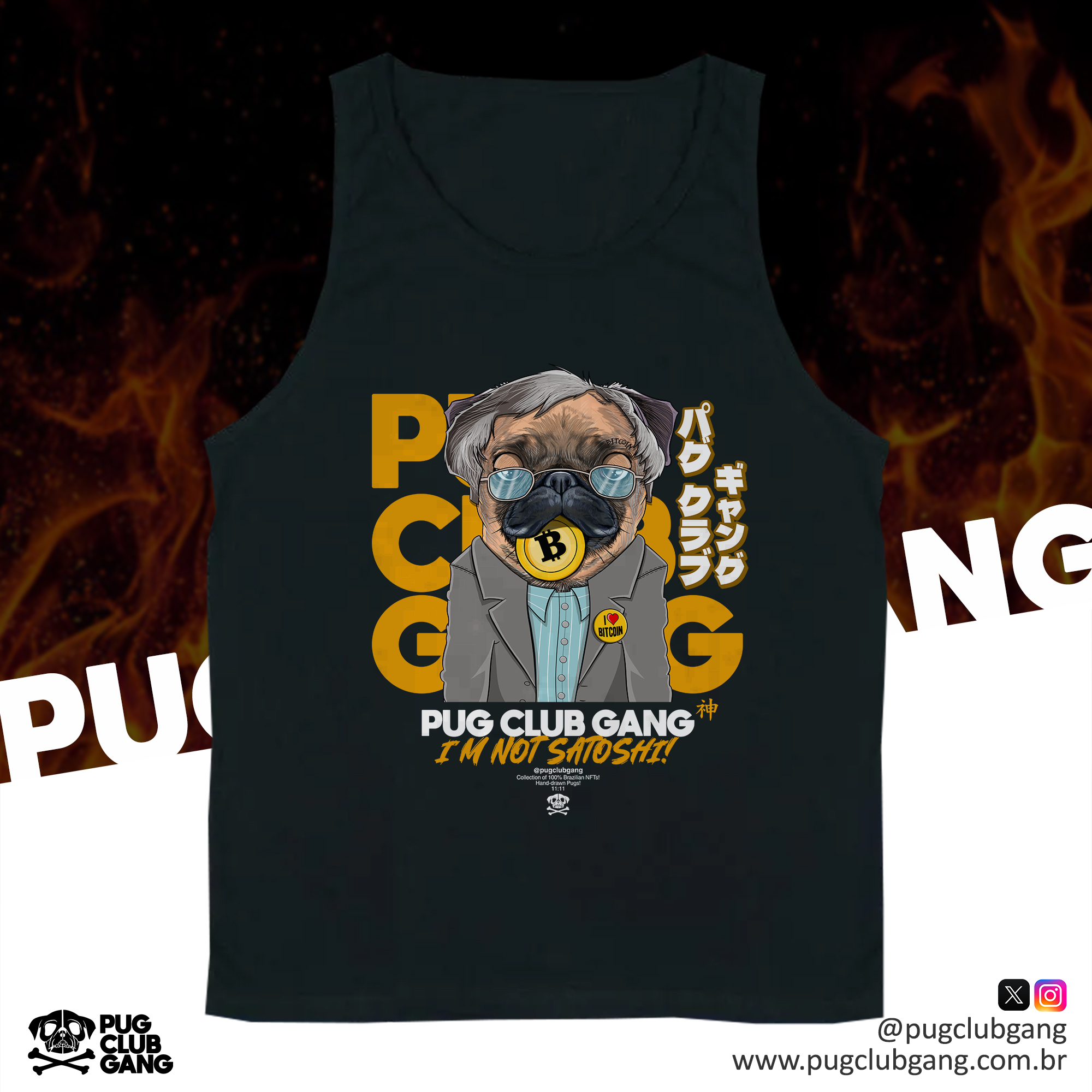 Nome do produto: Camiseta Regata Not Satoshi