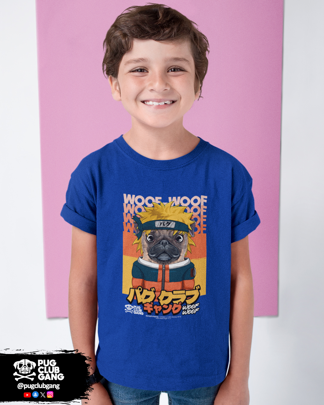 Nome do produto: Camiseta Infantil Pugaruto