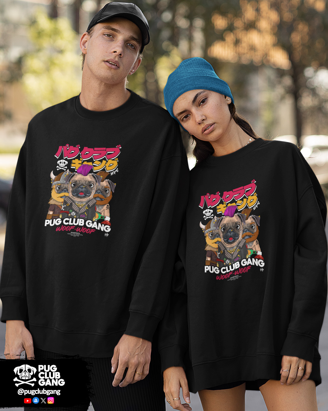 Nome do produto: Moletom Pug Club Gang