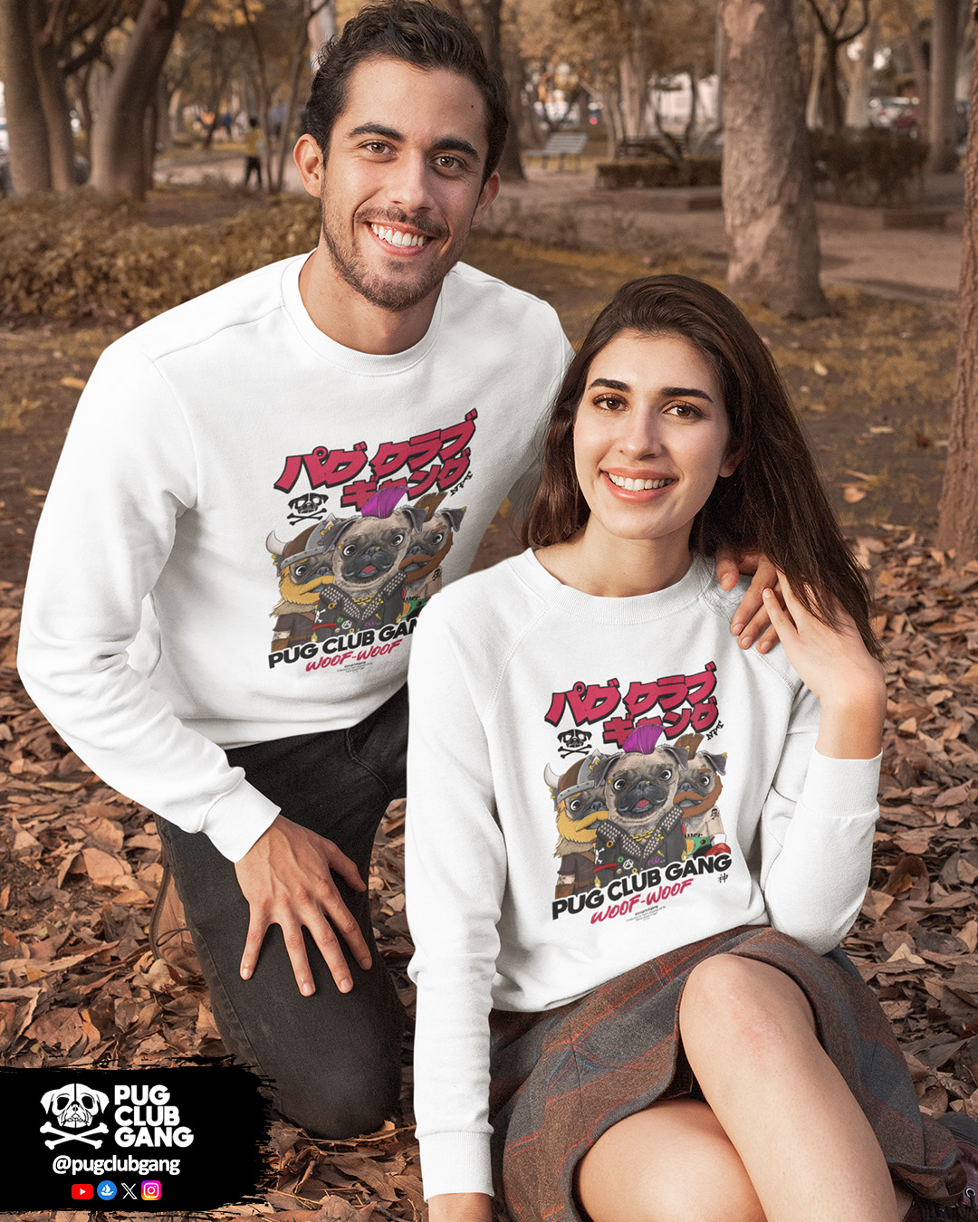 Nome do produto: Moletom Pug Club Gang