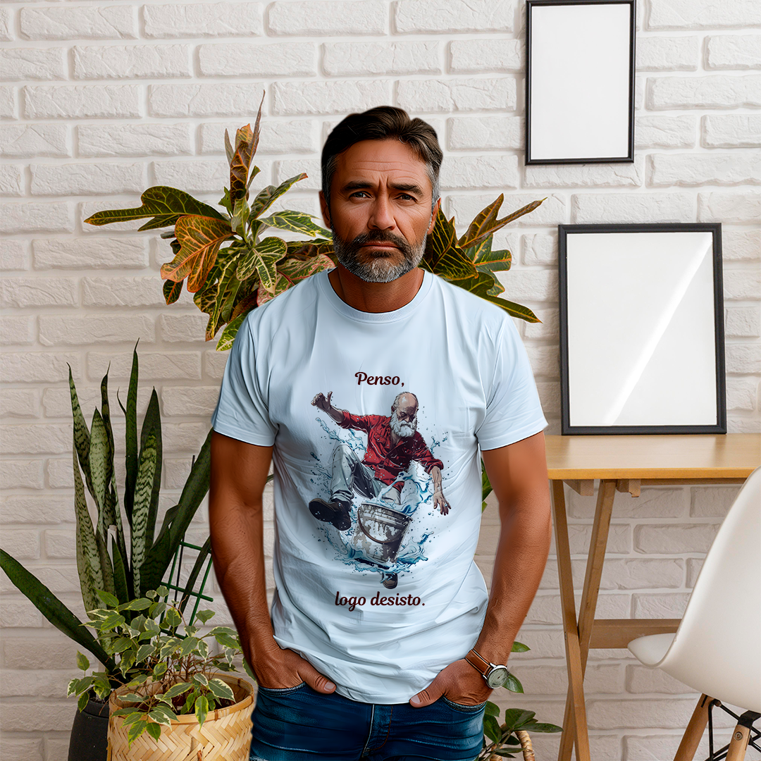 Nome do produto: Penso, logo desisto.