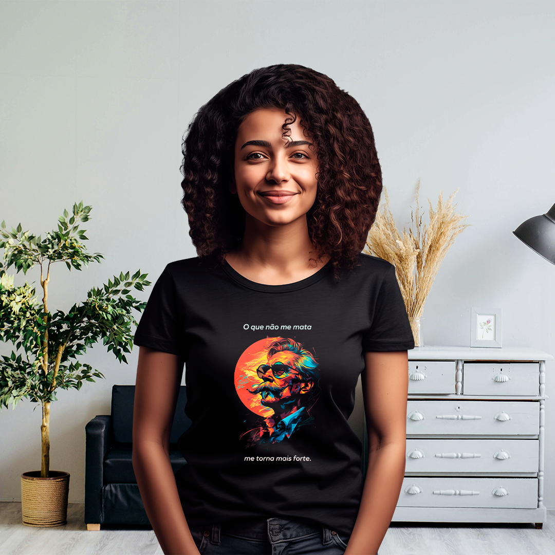 Nome do produto: O que não me mata, me deixa mais forte (Baby Look)