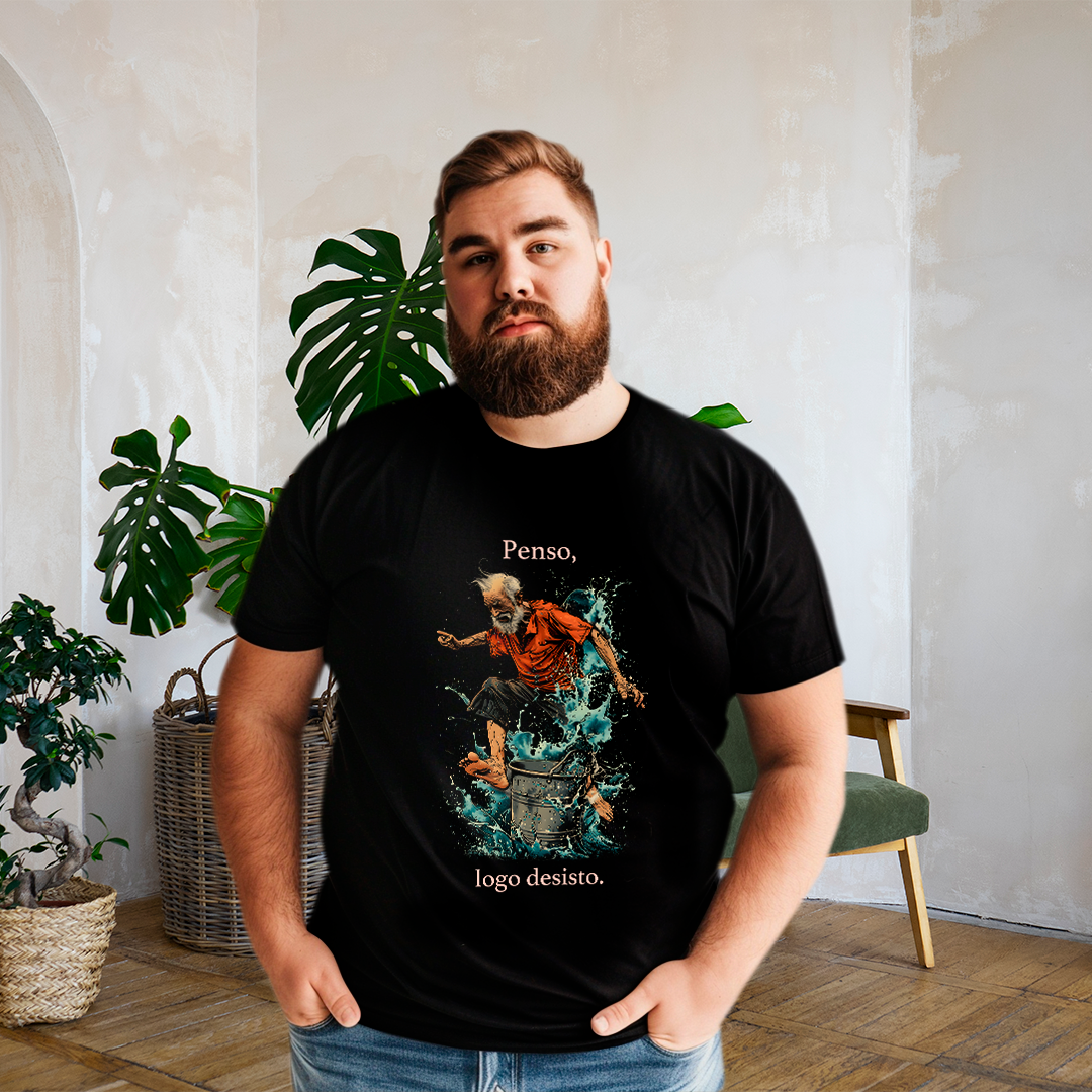 Nome do produto: Penso, logo desisto.