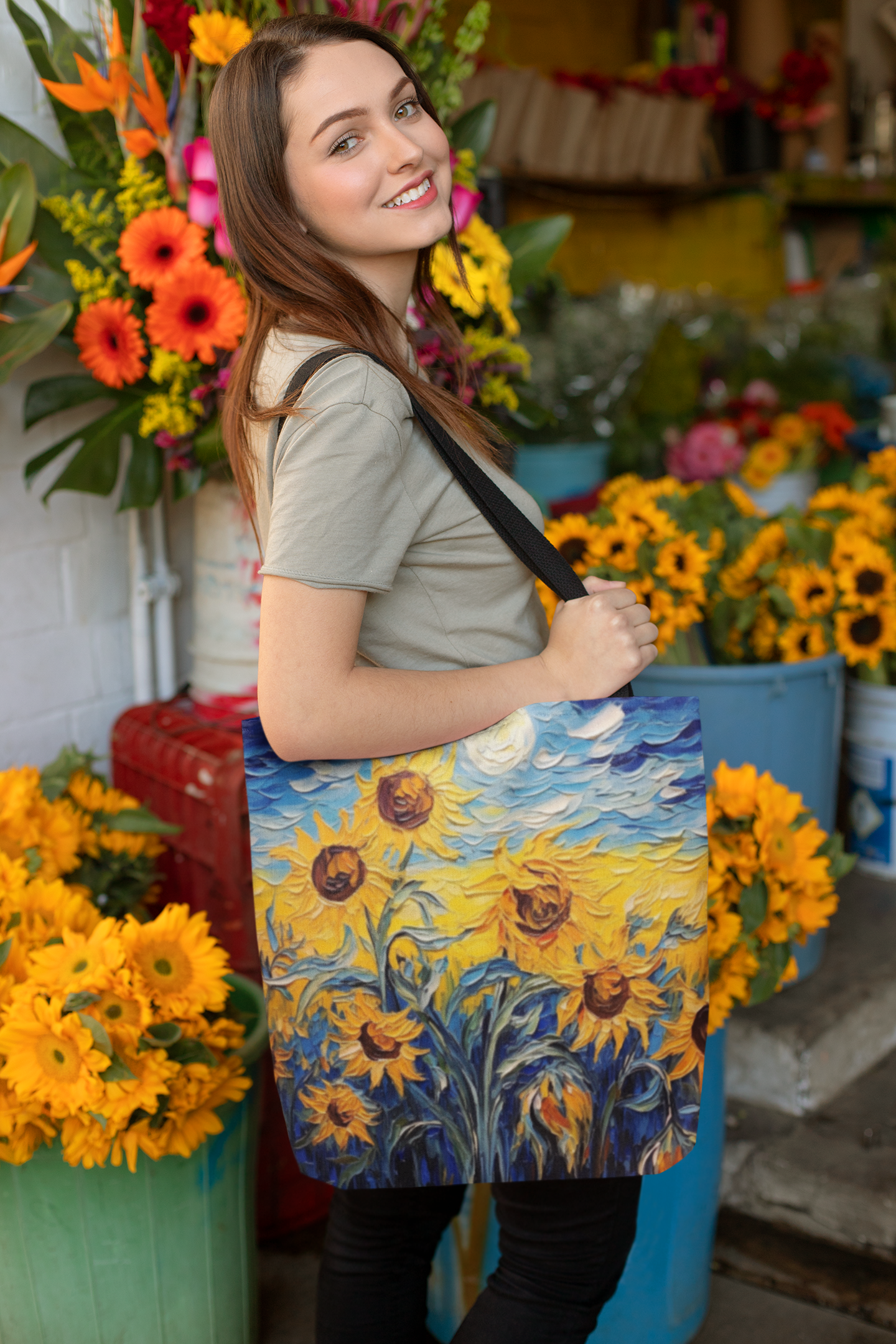 Nome do produto: ECOBAG SUNFLOWER 