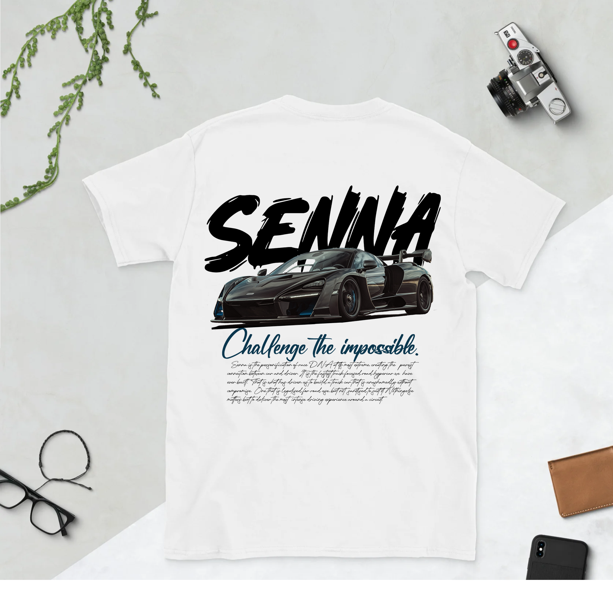 Nome do produto: McLaren SENNA White T-SHIRT