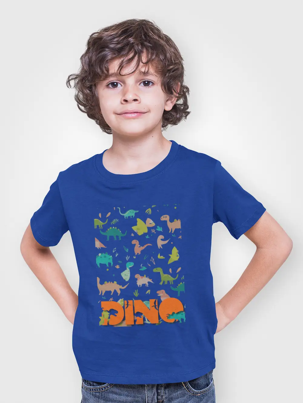 Nome do produto: Camiseta Infantil Estampada Dino Art