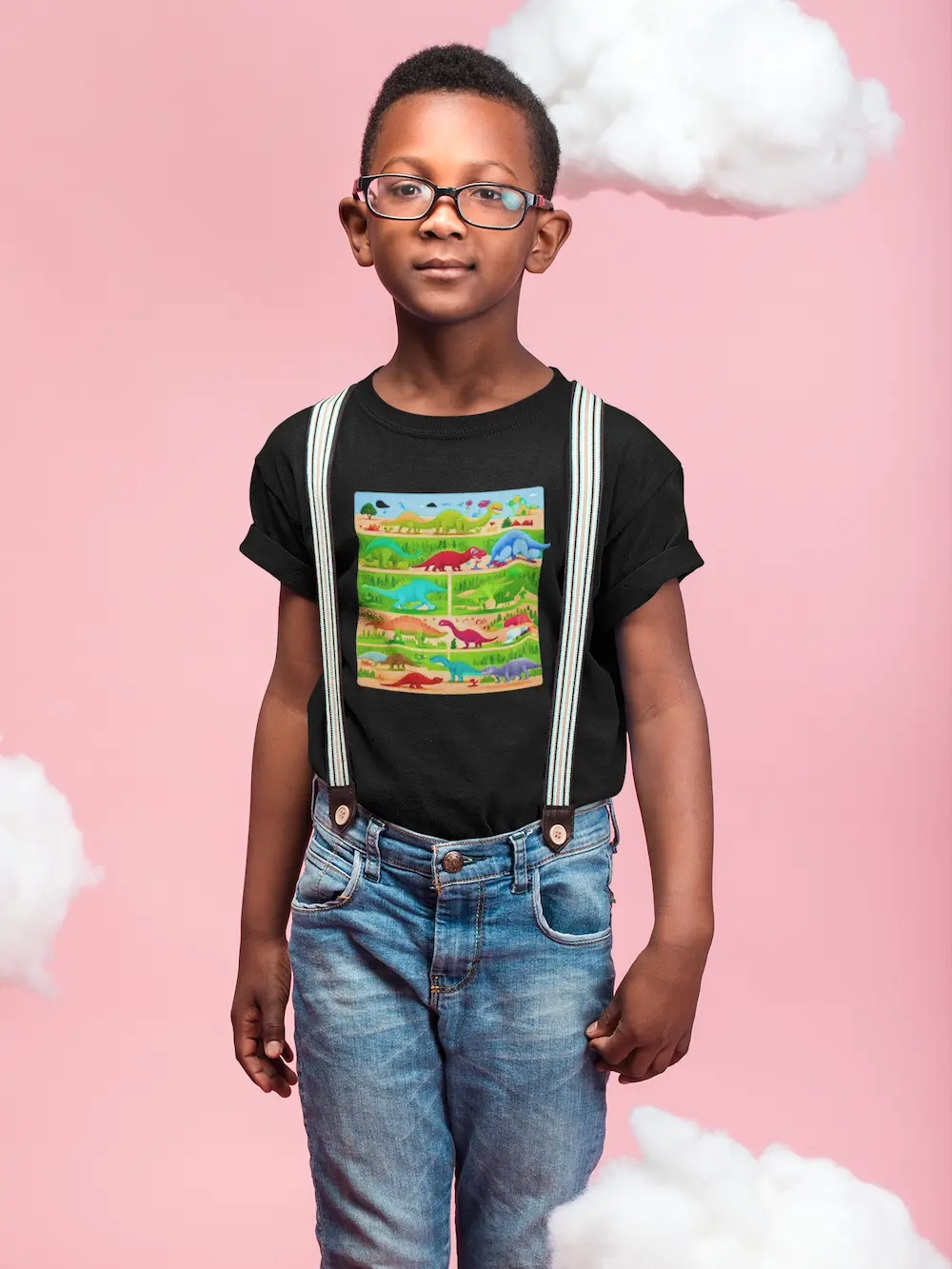 Nome do produto: Camiseta Juvenil Dino \