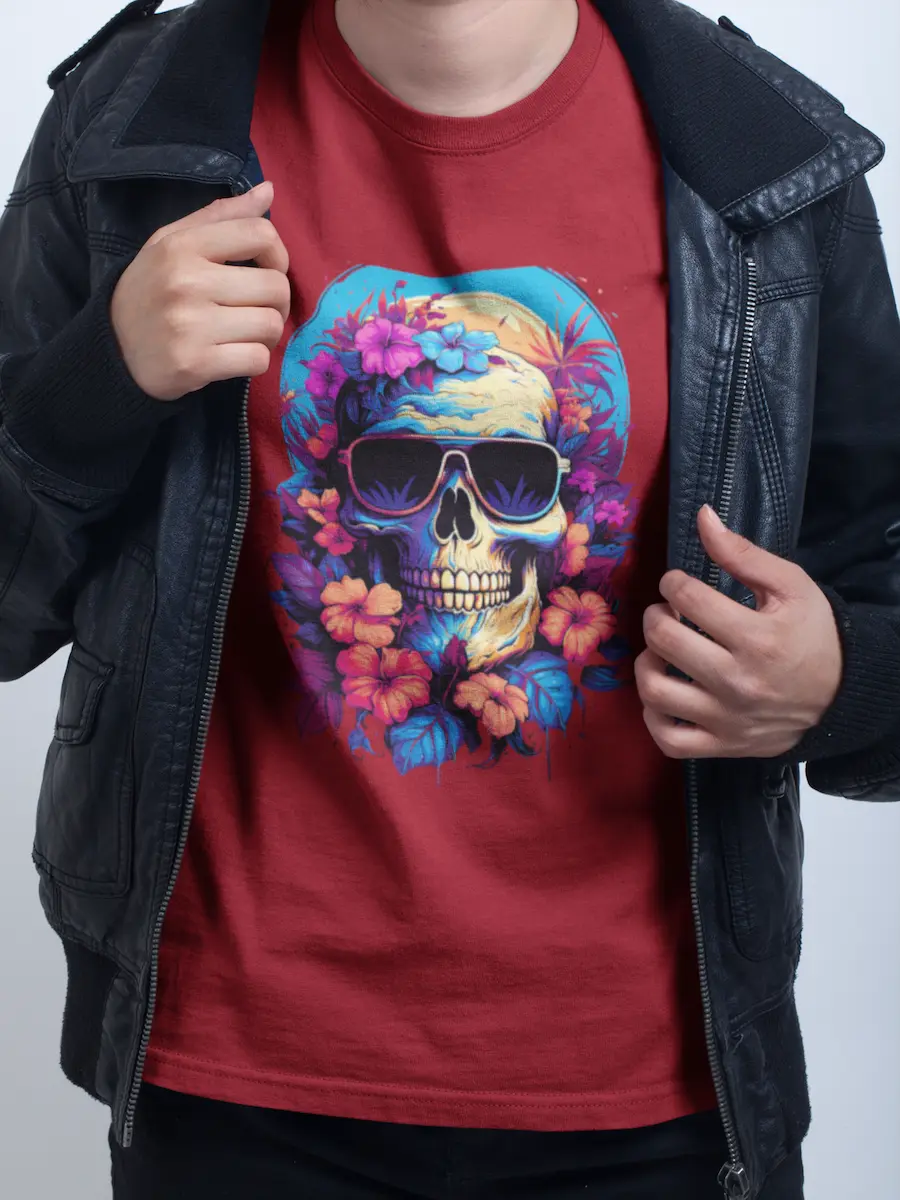 Nome do produto: Camiseta Caveira na Vibe